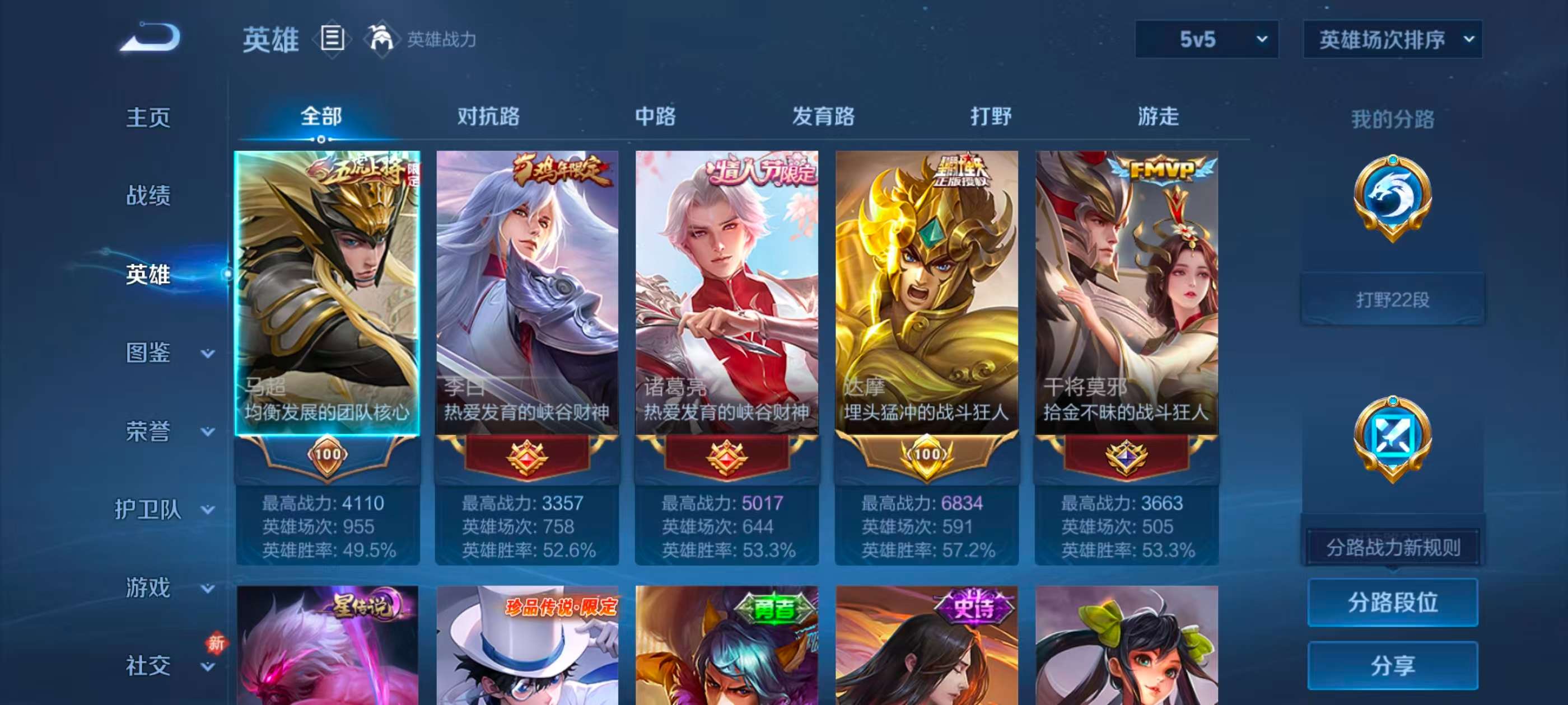 WZCMW4285204王者荣耀账号详情图4