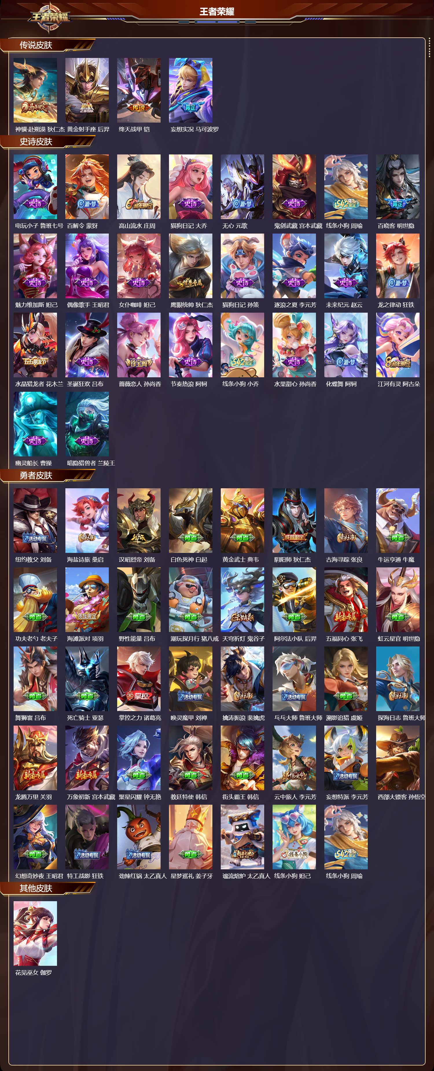 WZCMW4285306王者荣耀账号详情图8 WZCMW4285306王者荣耀账号详情图8