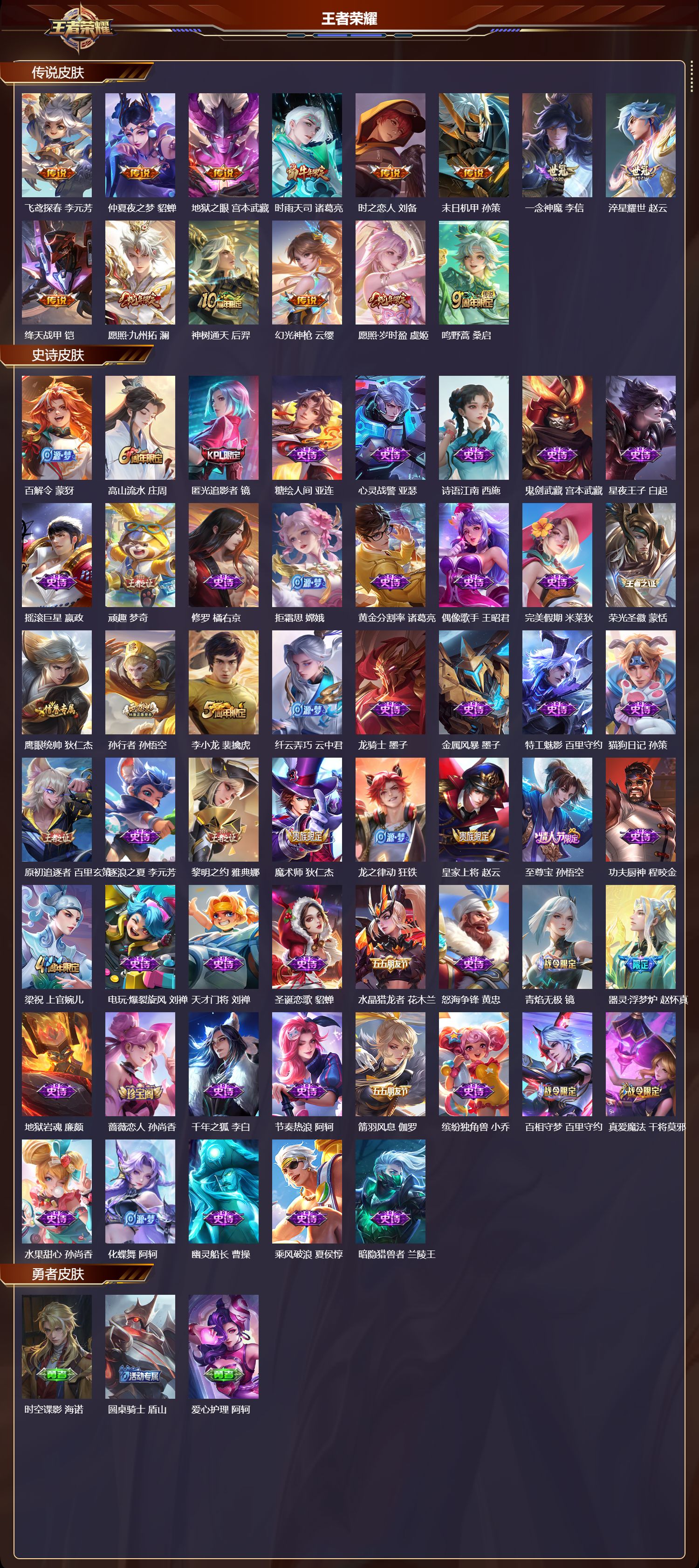 WZLX4268452王者荣耀账号详情图2 WZLX4268452王者荣耀账号详情图2