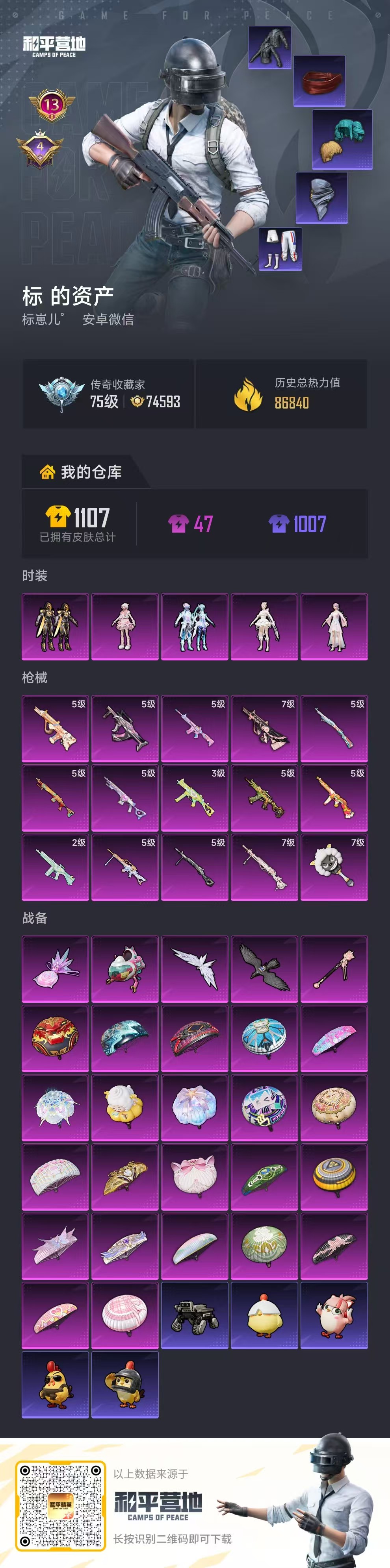 HPSJ4147922和平精英账号详情图2