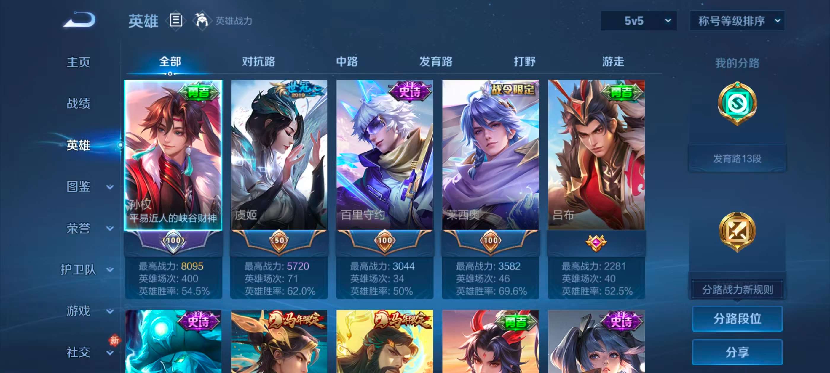 WZCMW4285242王者荣耀账号详情图3