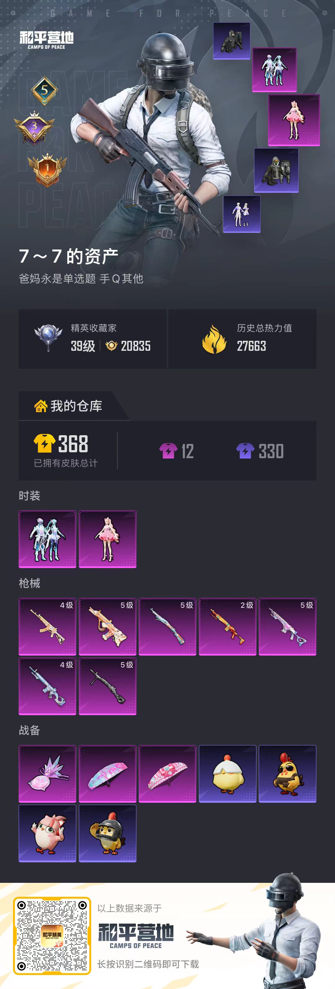 HPSJ4148009和平精英账号详情图2