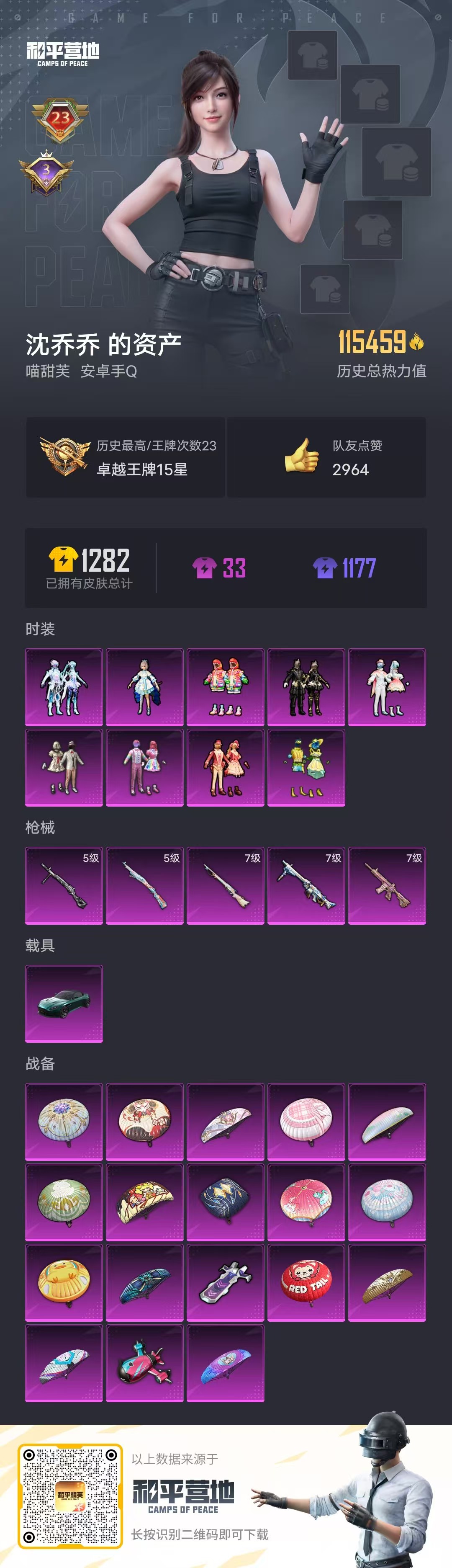 HPSJ4147801和平精英账号详情图2 HPSJ4147801和平精英账号详情图2