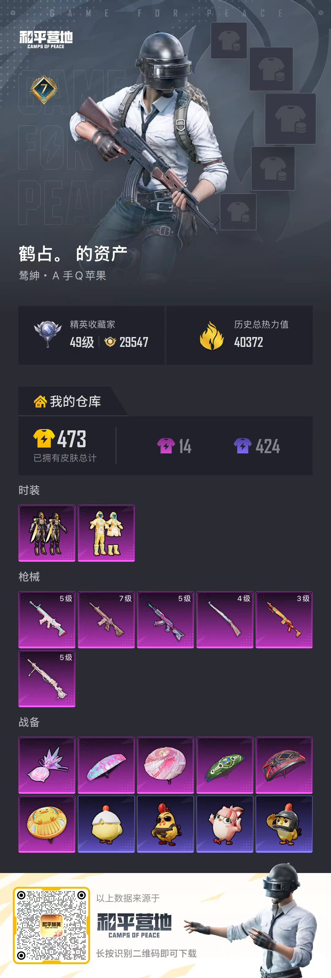 HPSJ4148005和平精英账号详情图2 HPSJ4148005和平精英账号详情图2