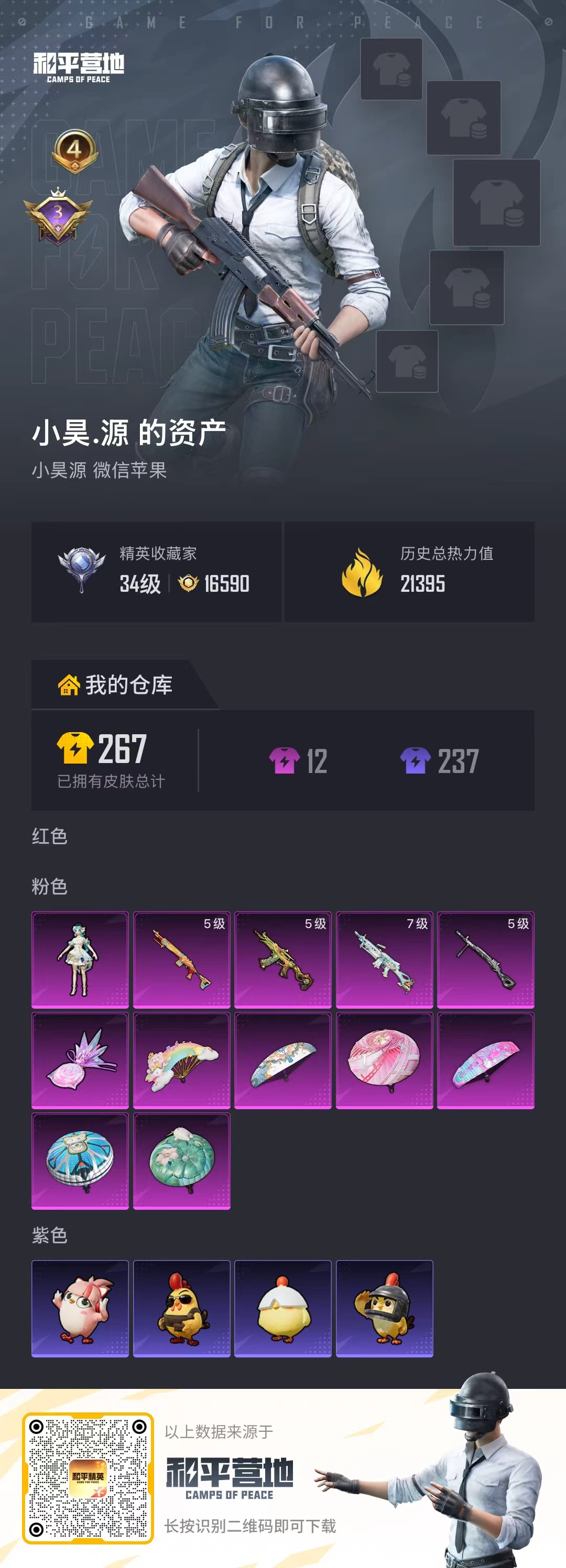 HPSJ4147983和平精英账号详情图2