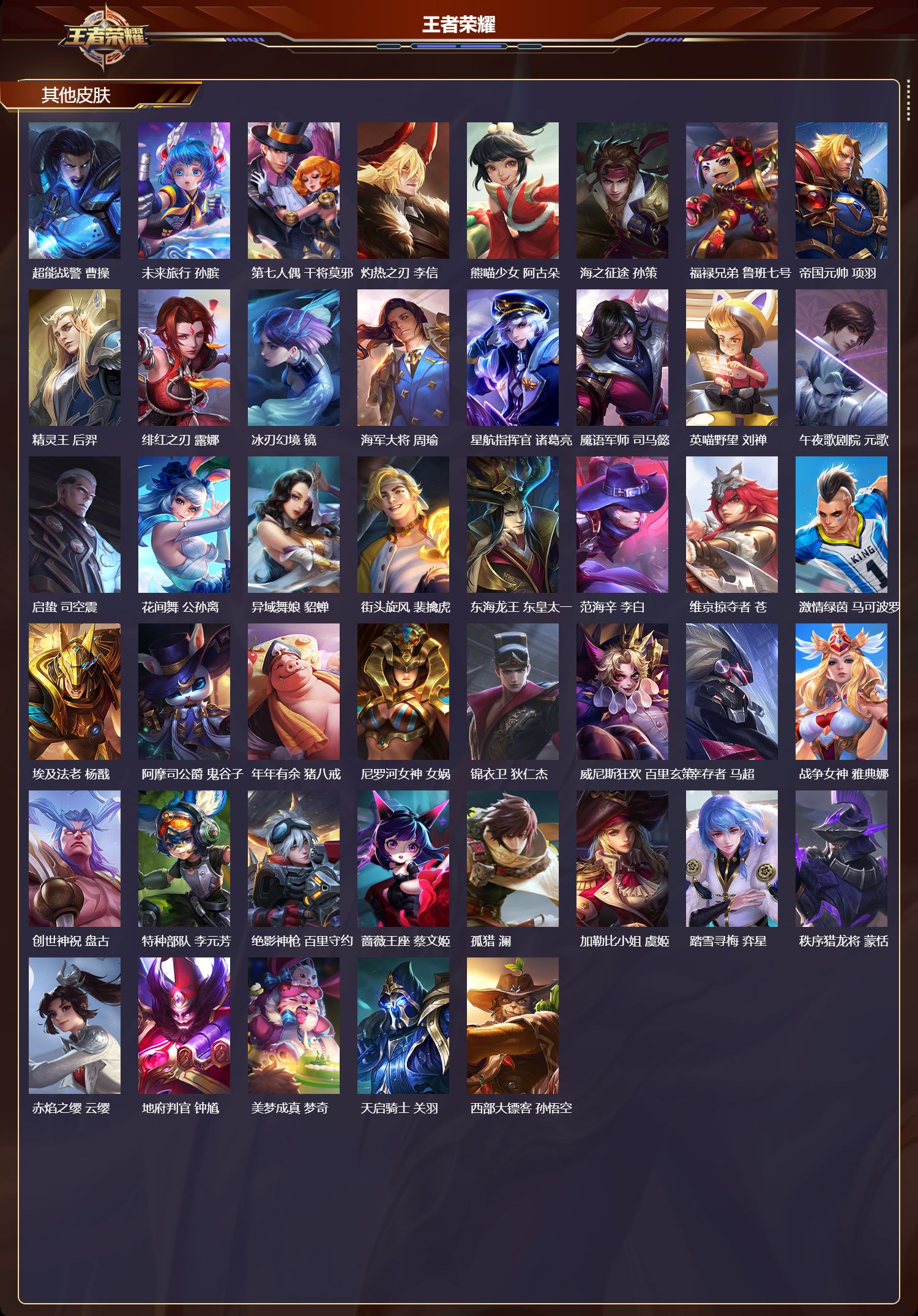 WZCMW4285323王者荣耀账号详情图9