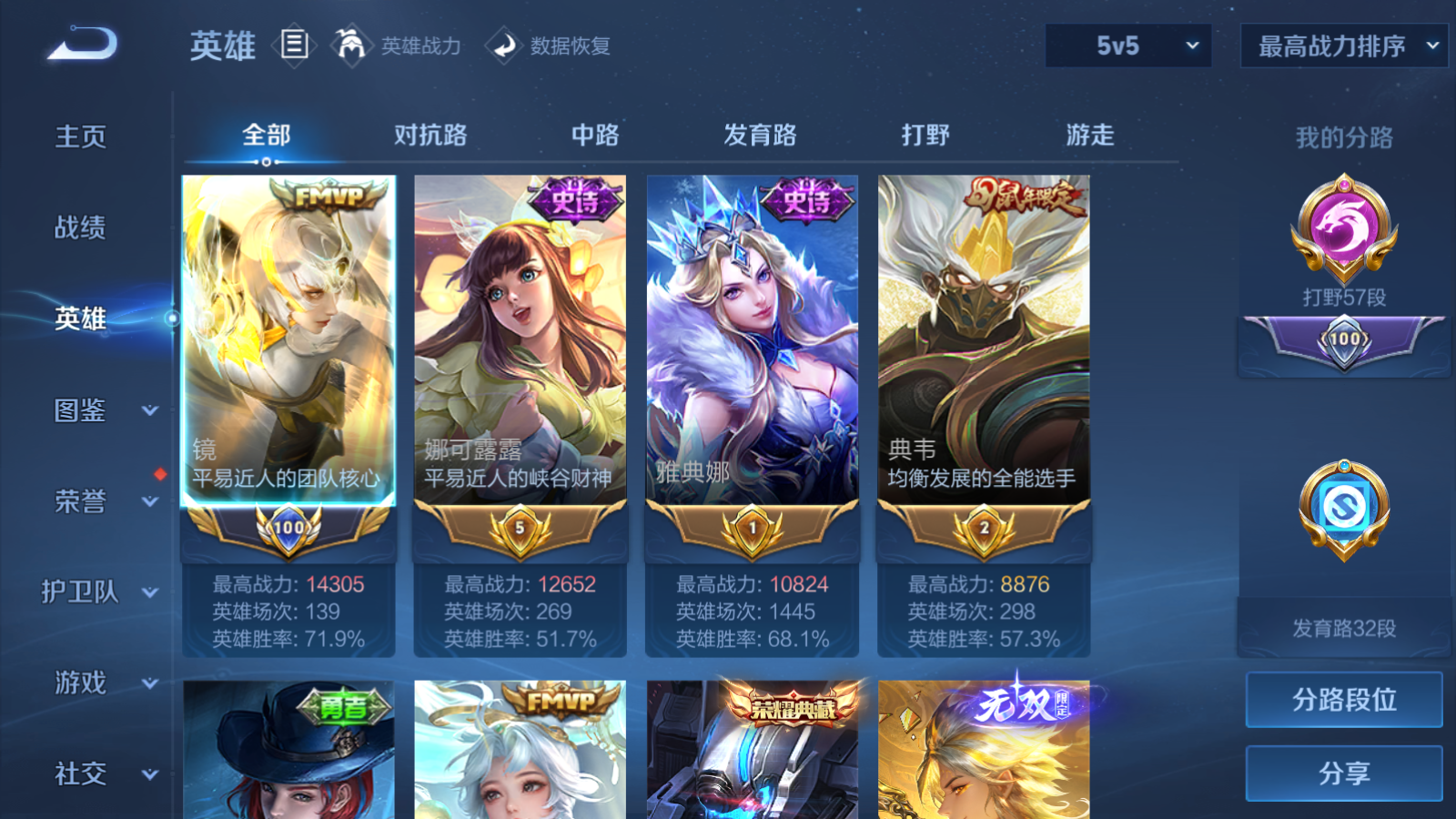 WZCMW4286372王者荣耀账号详情图3