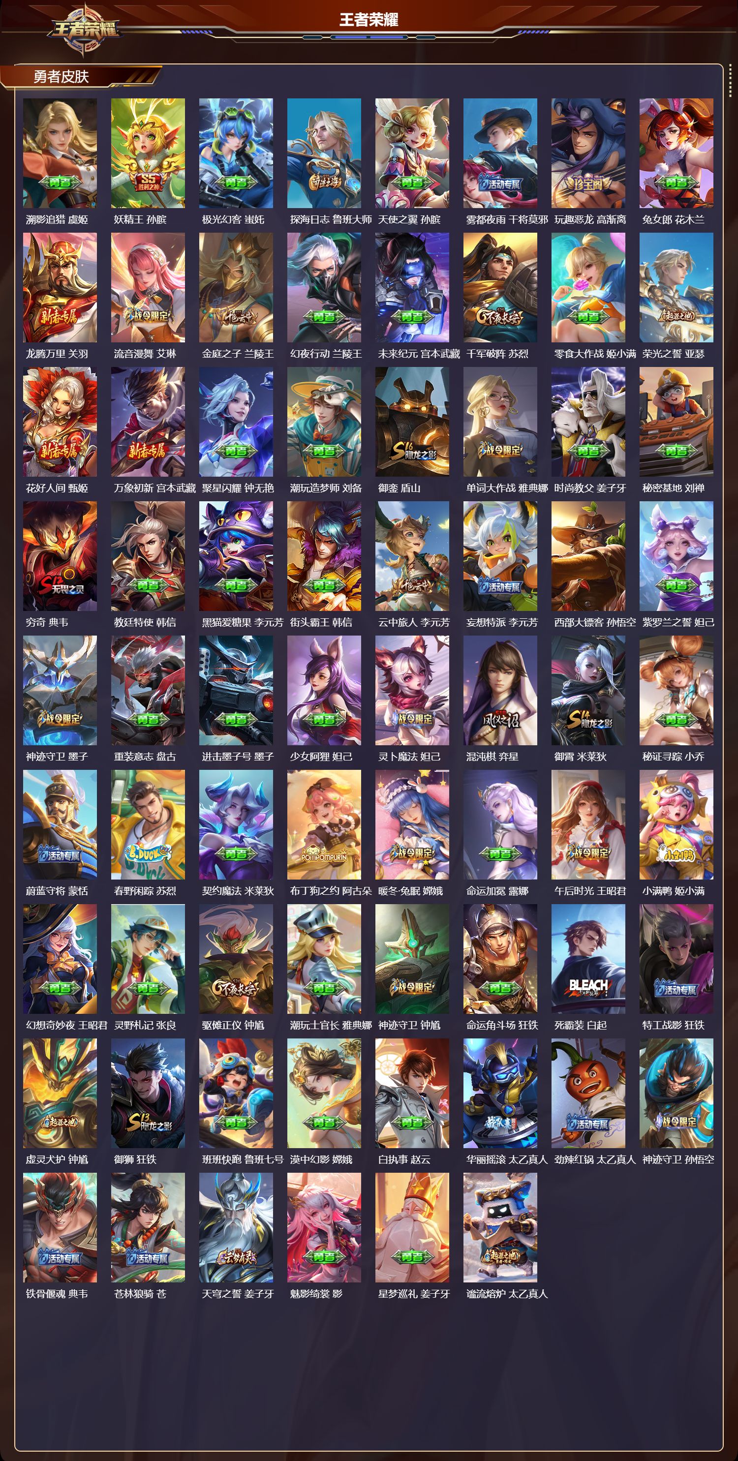 WZMK4267631王者荣耀账号详情图8