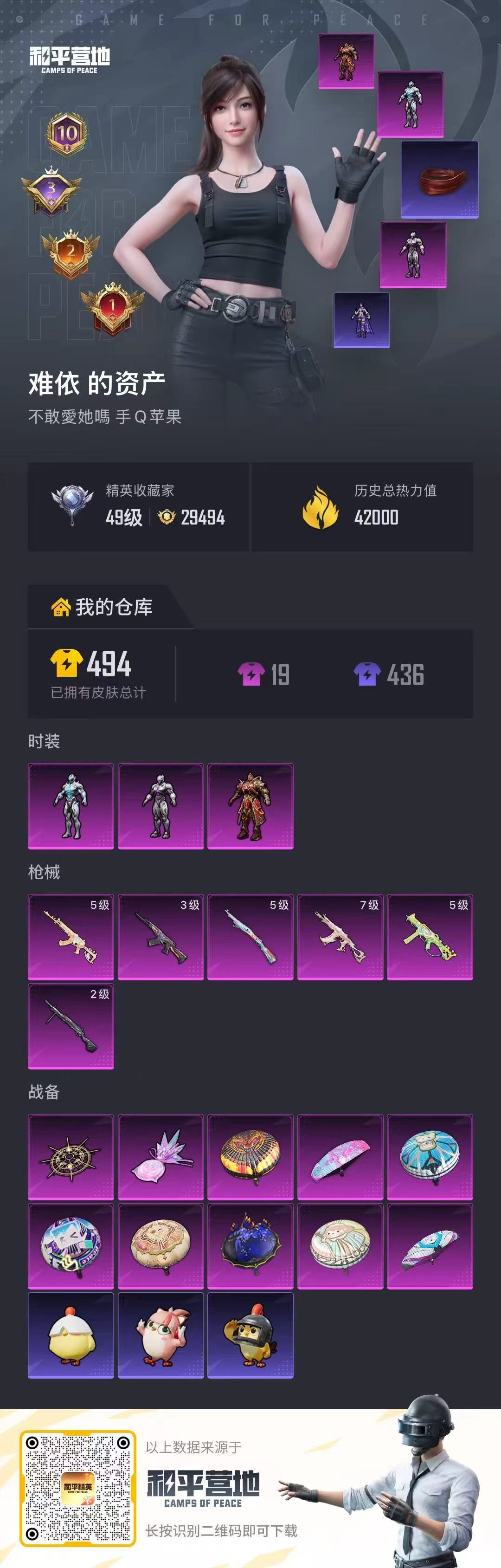 HPSJ4149348和平精英账号详情图2