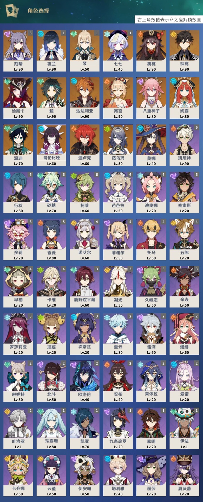 YSMK43885原神账号详情图3