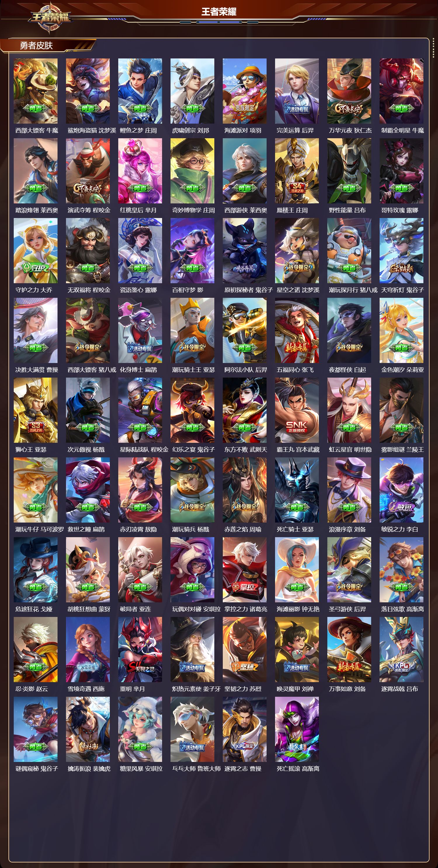 WZMK4267631王者荣耀账号详情图7