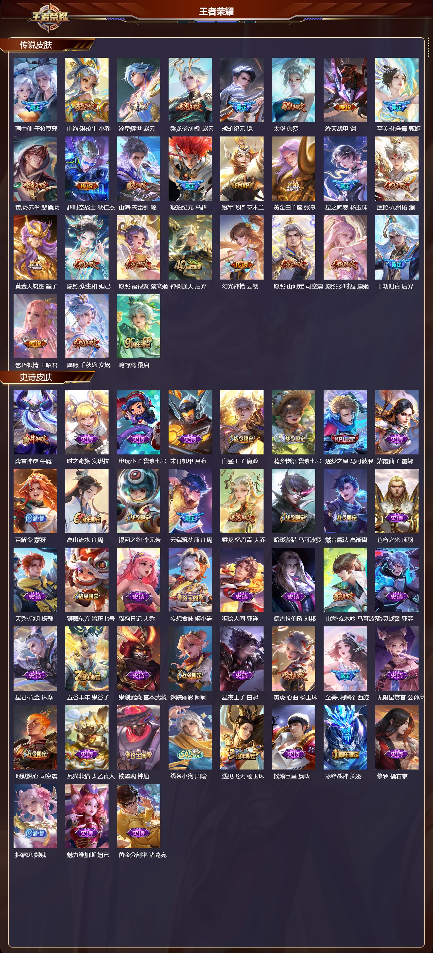 WZQM4267829王者荣耀账号详情图3