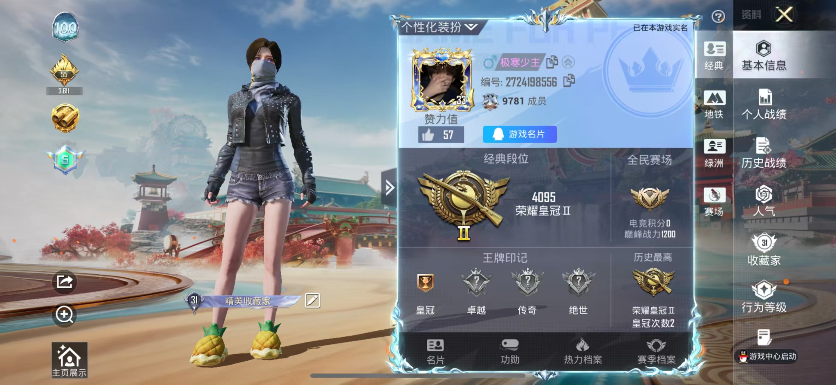 HPSJ4149477和平精英账号详情图3