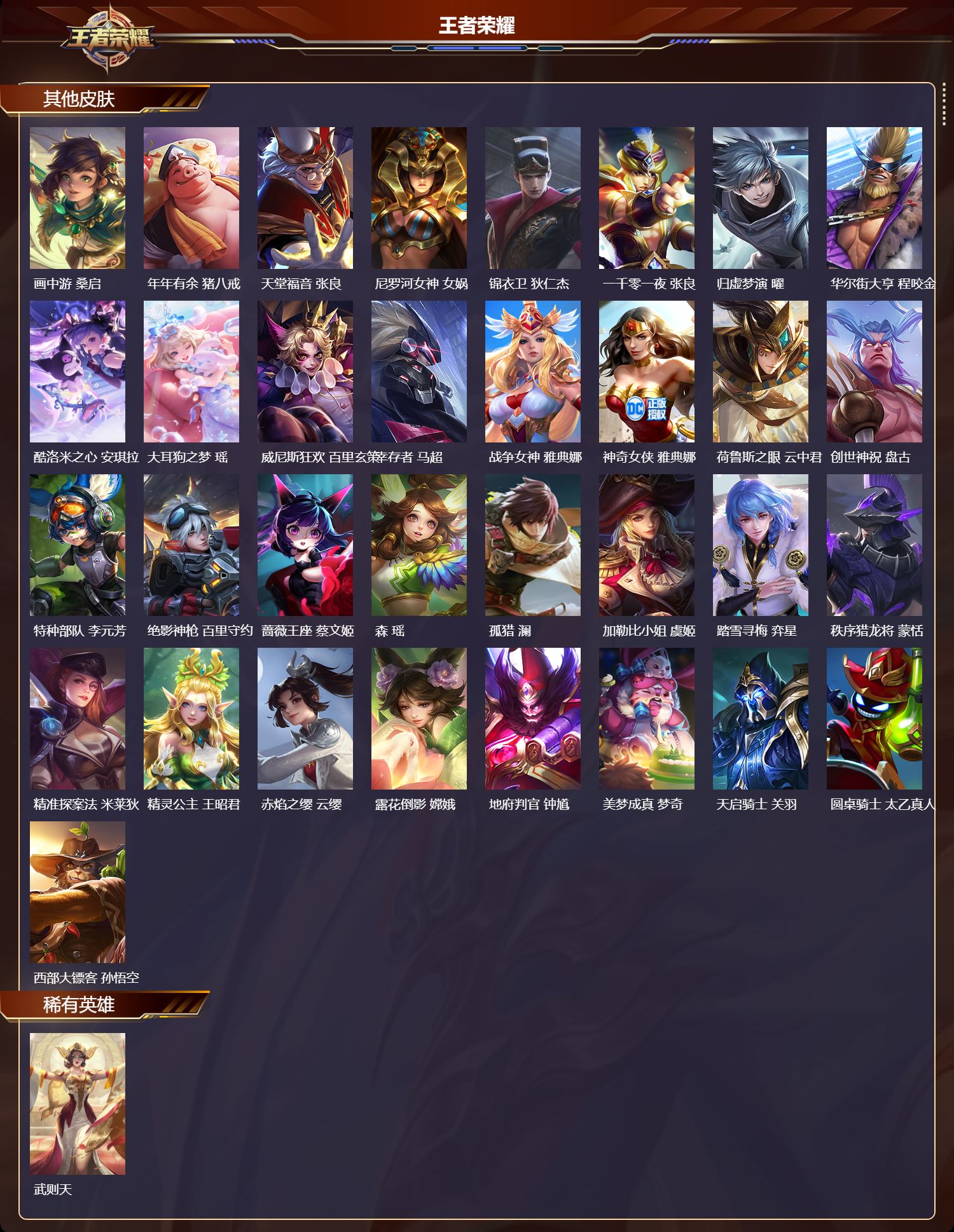 WZMK4267631王者荣耀账号详情图10