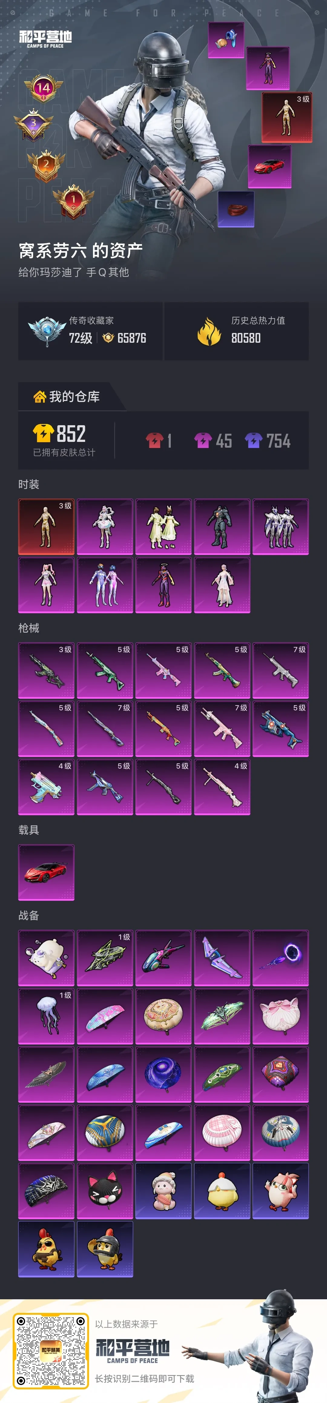 HPSJ4149485和平精英账号详情图2