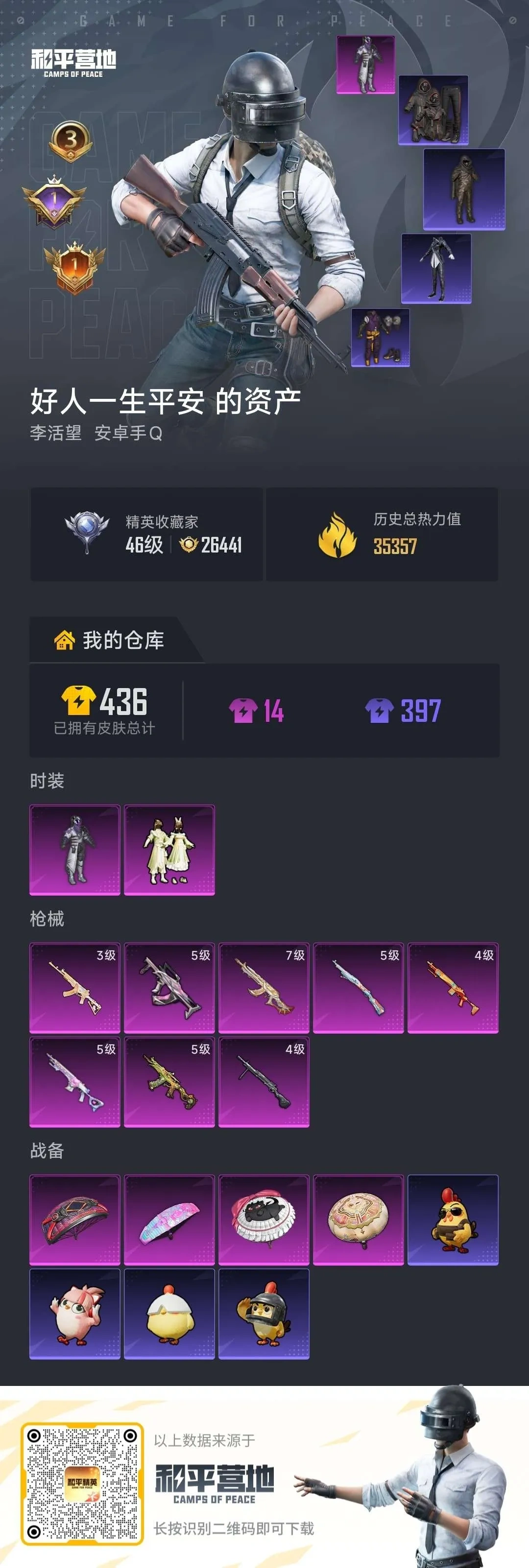 HPSJ4149643和平精英账号详情图2 HPSJ4149643和平精英账号详情图2