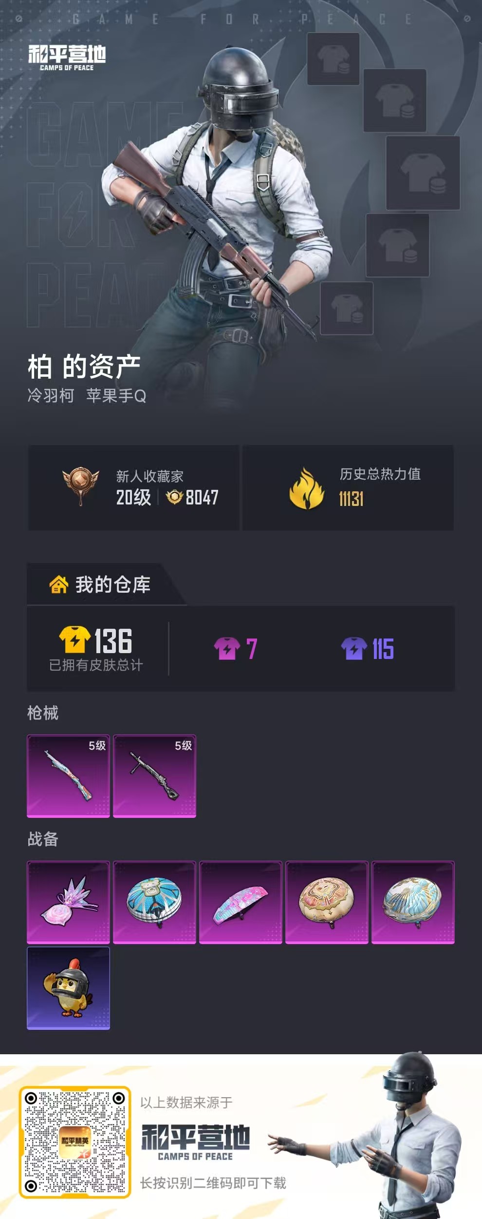 HPSJ4149496和平精英账号详情图2