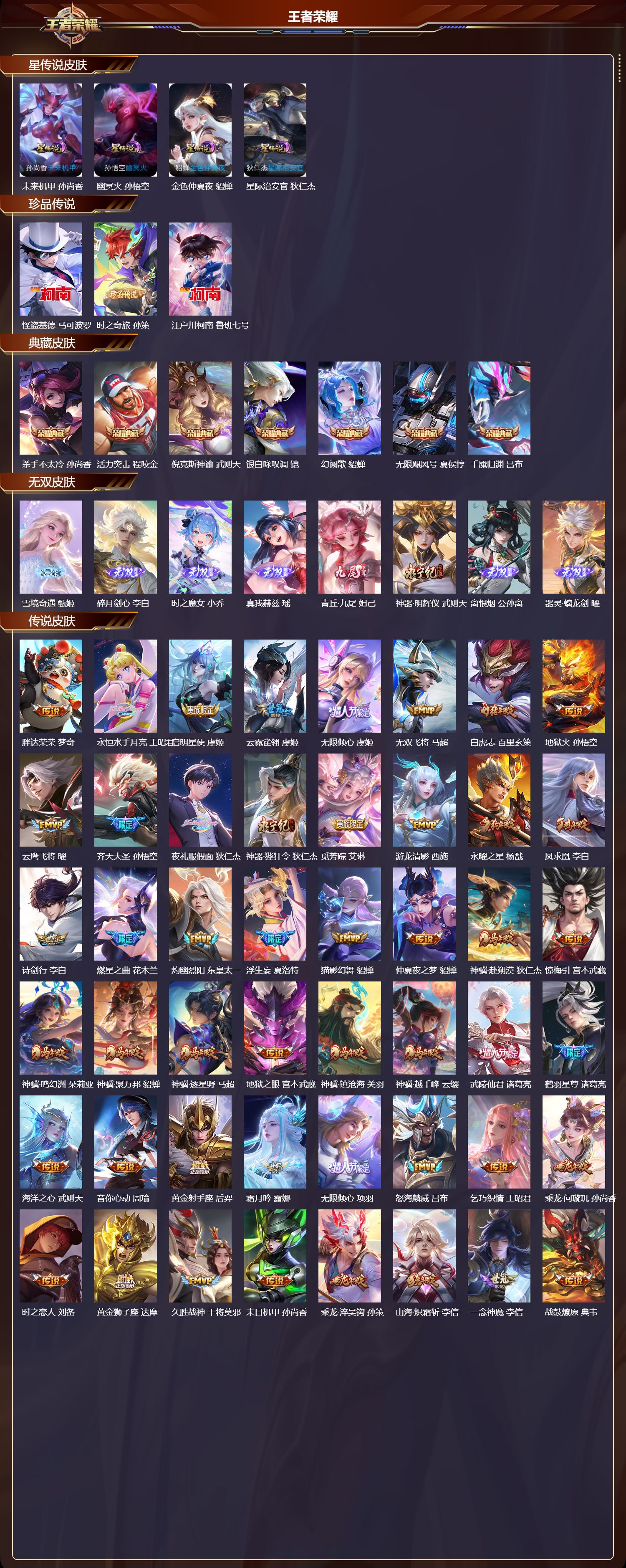 WZQM4267829王者荣耀账号详情图2