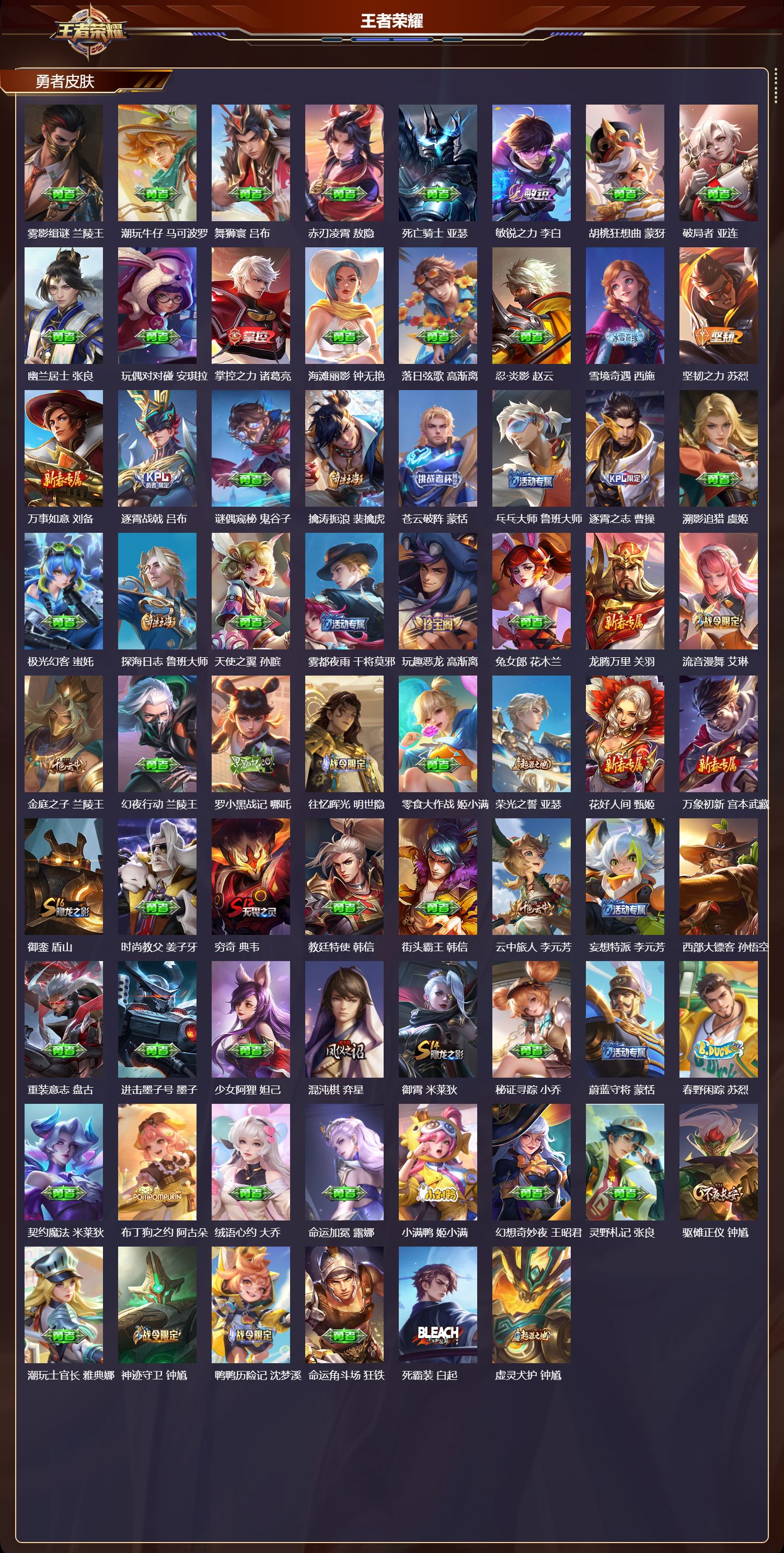 WZQM4265398王者荣耀账号详情图5