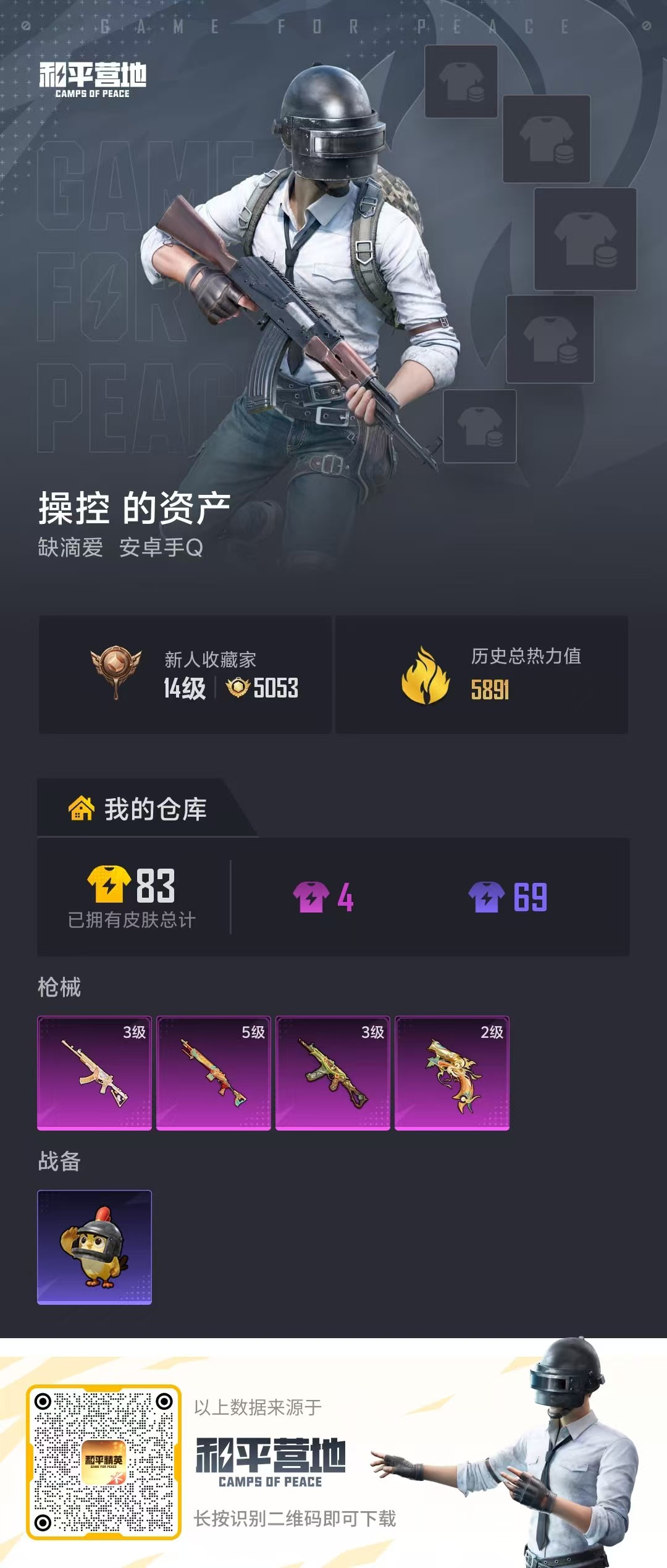 HPSJ4149638和平精英账号详情图2 HPSJ4149638和平精英账号详情图2