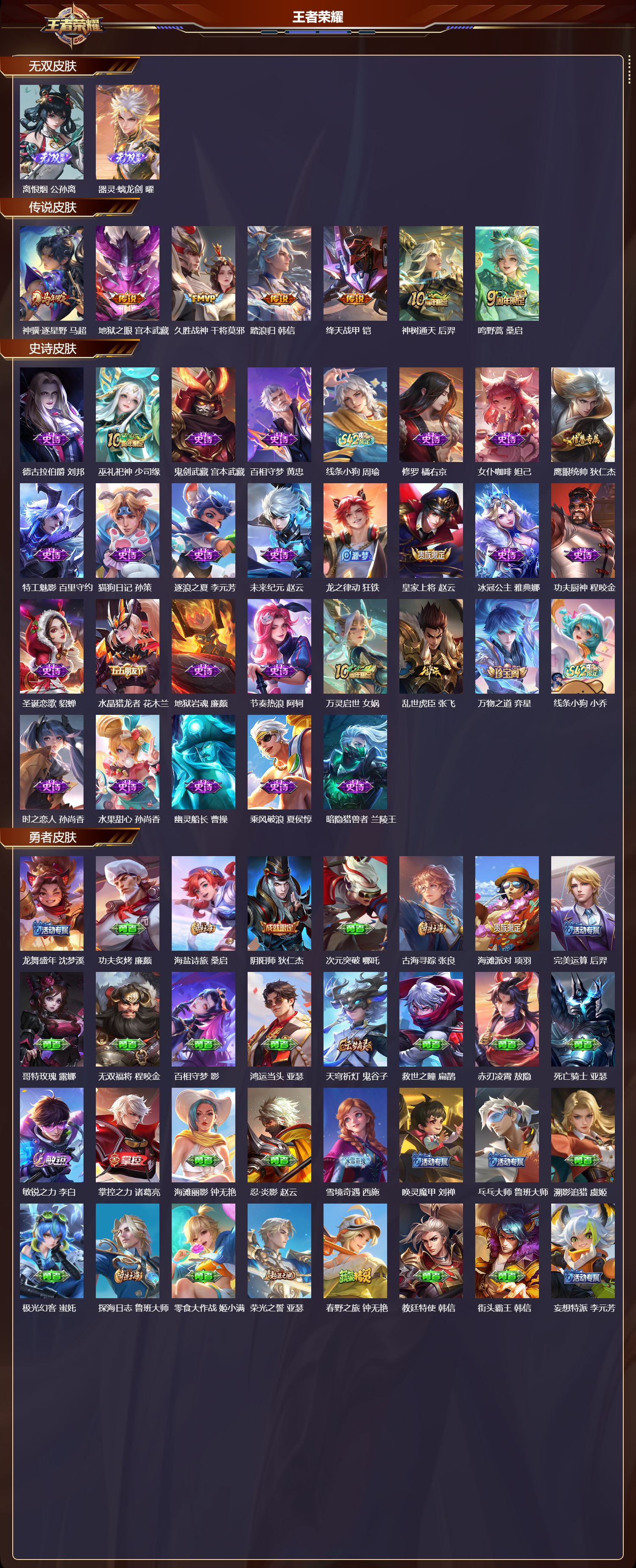 WZCMW4289373王者荣耀账号详情图5 WZCMW4289373王者荣耀账号详情图5