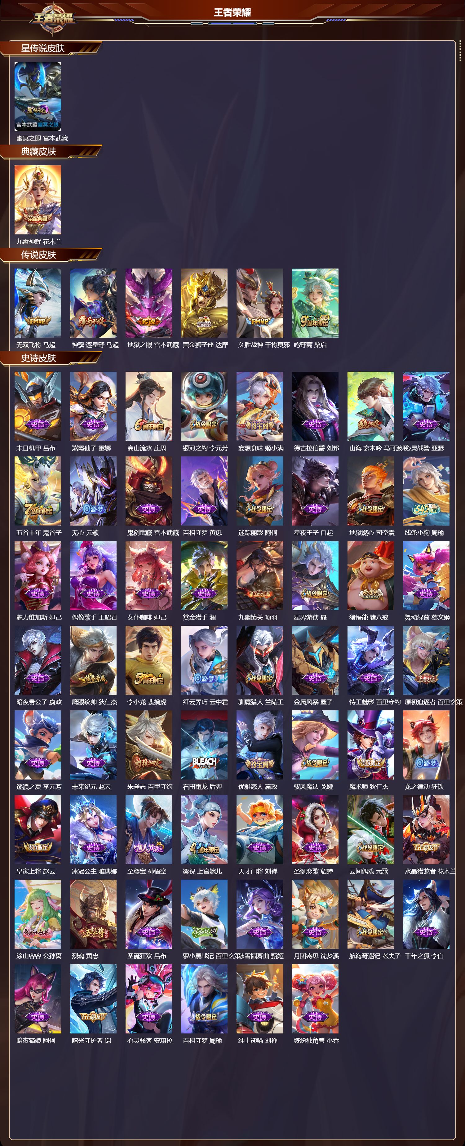 WZQM4267808王者荣耀账号详情图2