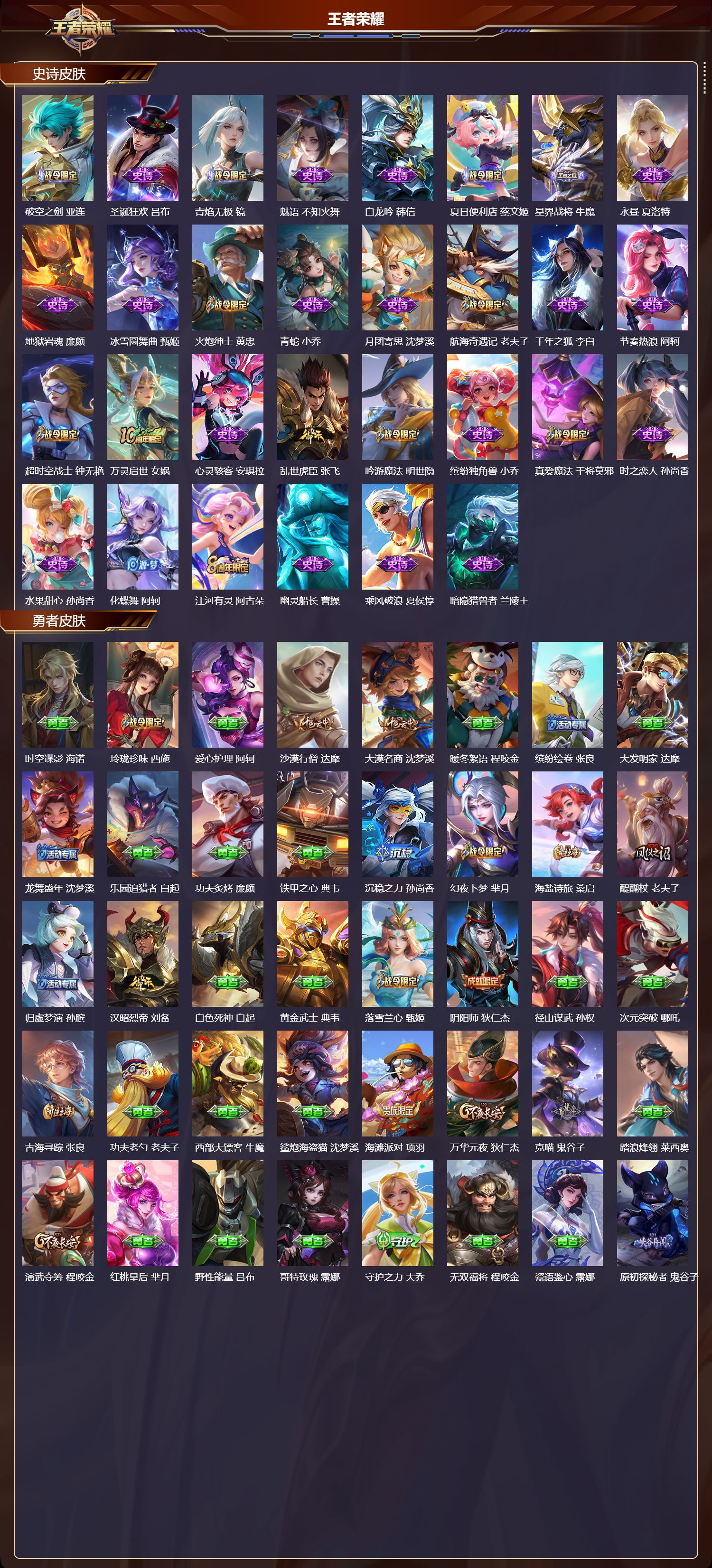 WZQM4265391王者荣耀账号详情图3