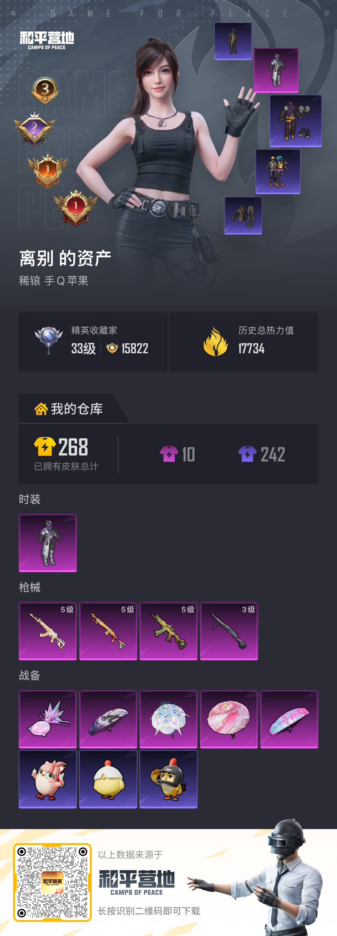 HPSJ4149486和平精英账号详情图2