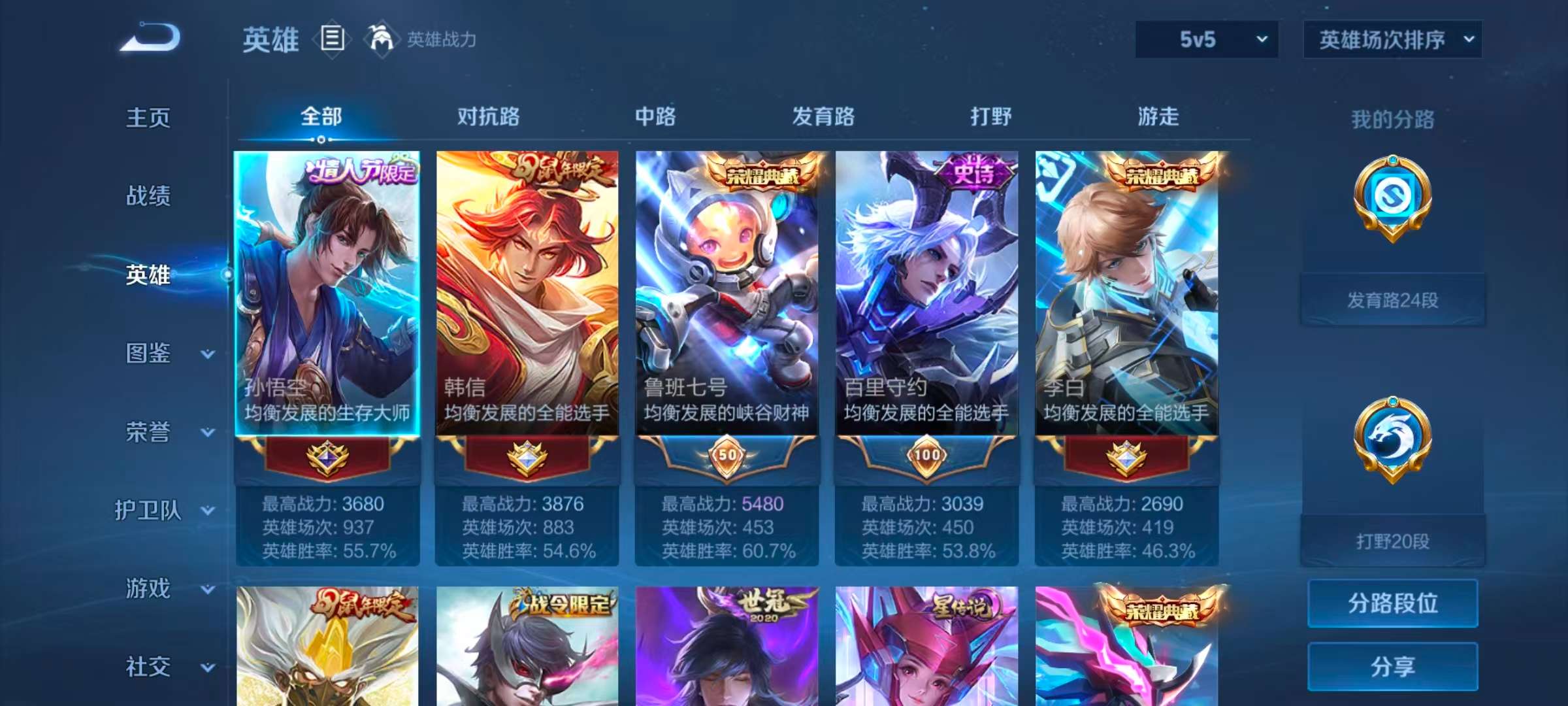 WZCMW4288234王者荣耀账号详情图5