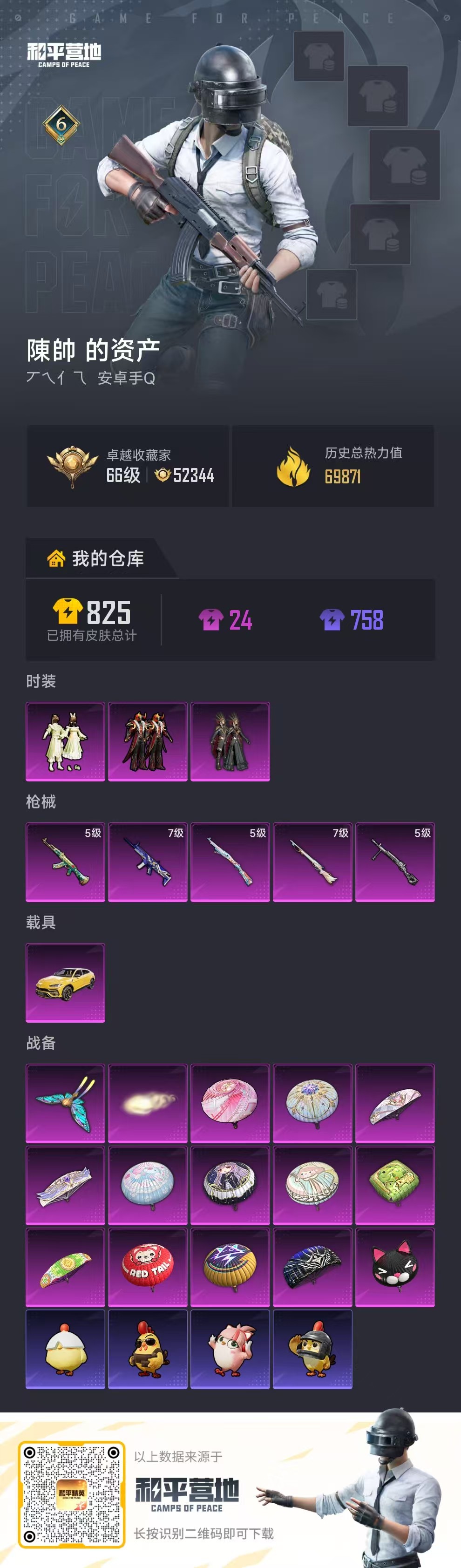 HPSJ4149588和平精英账号详情图4 HPSJ4149588和平精英账号详情图4