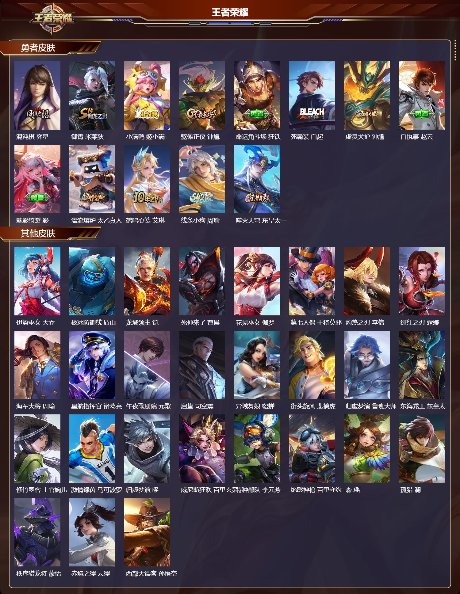 WZMK4265383王者荣耀账号详情图3