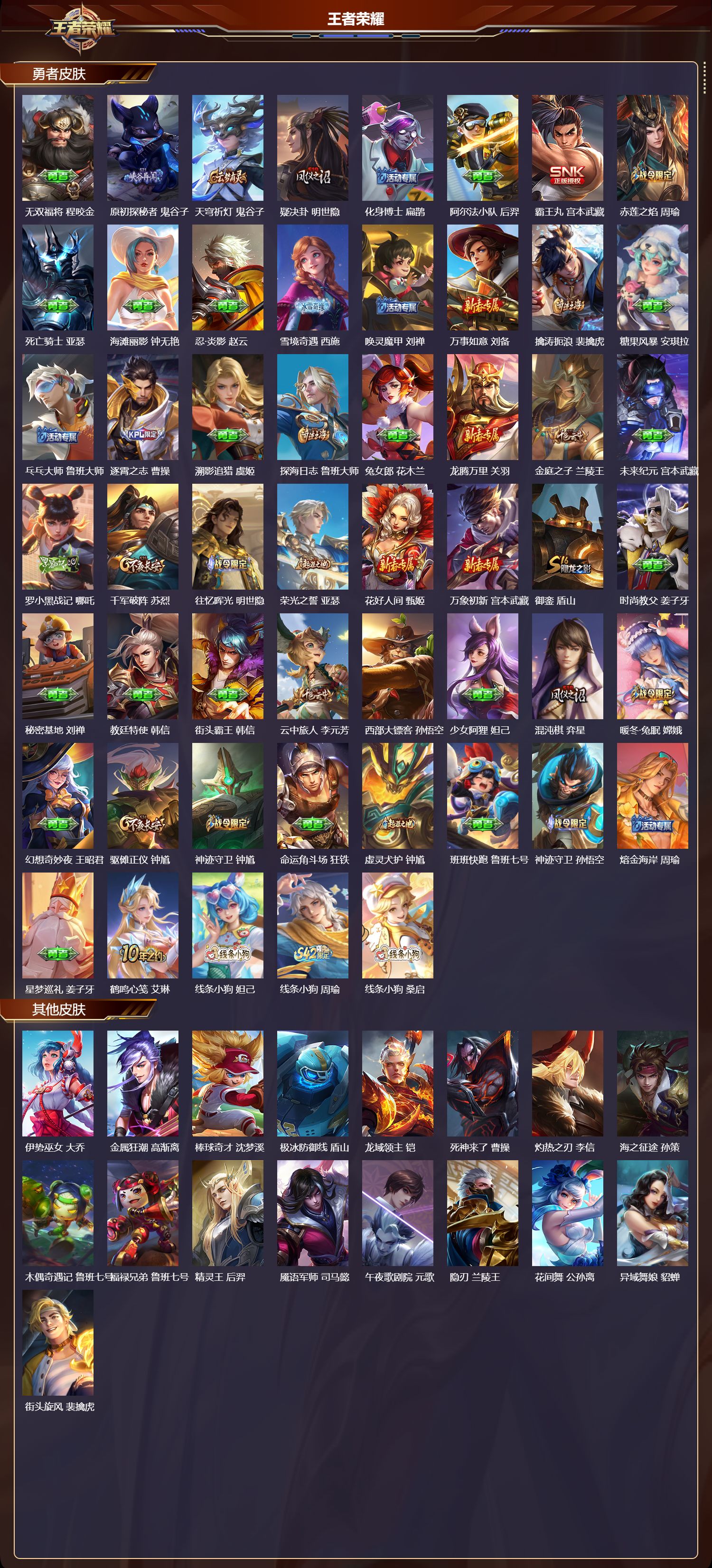 WZQM4265403王者荣耀账号详情图3