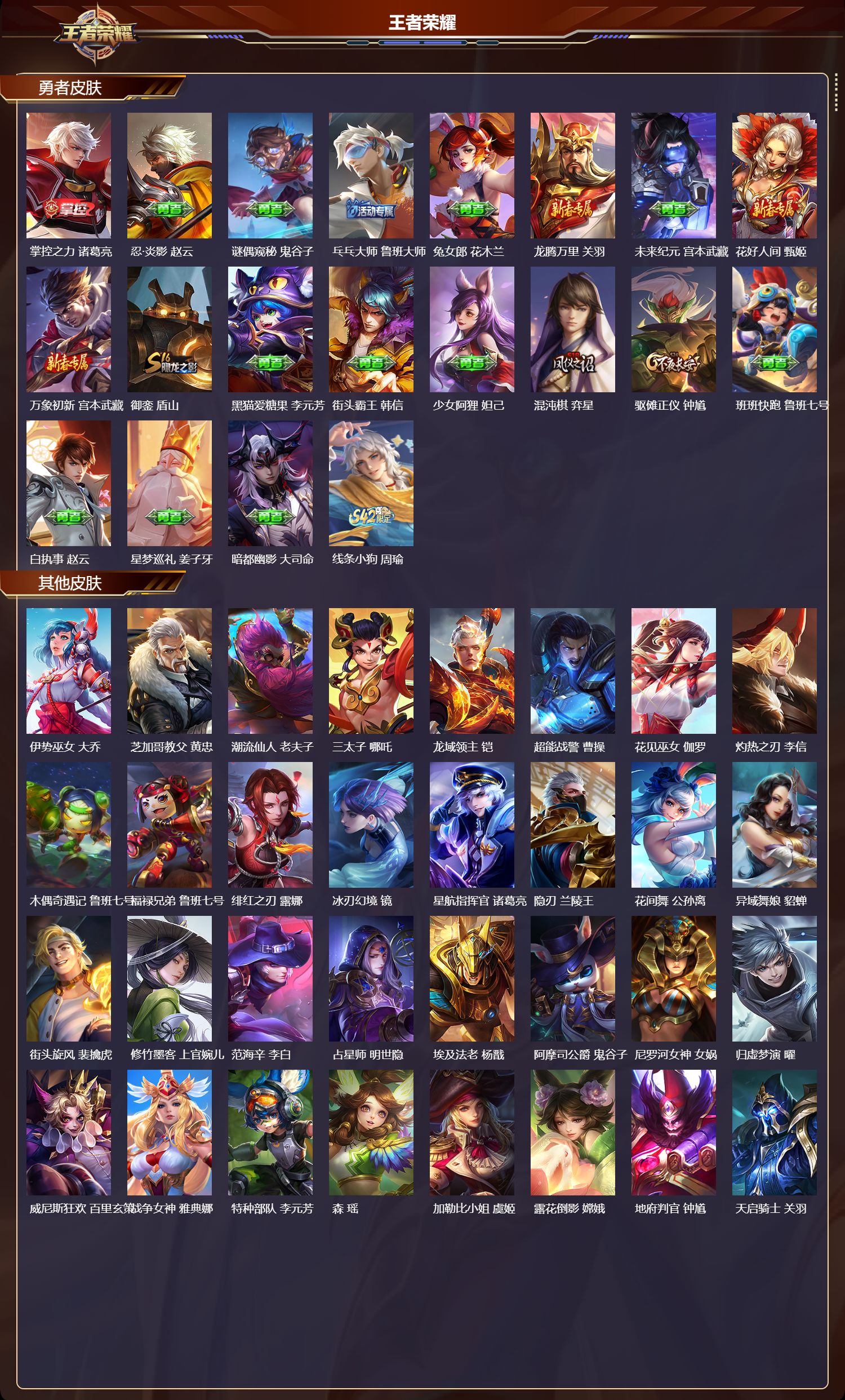 WZMK4267685王者荣耀账号详情图3