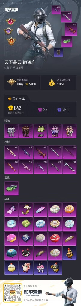 HPSJ4149282和平精英账号详情图2