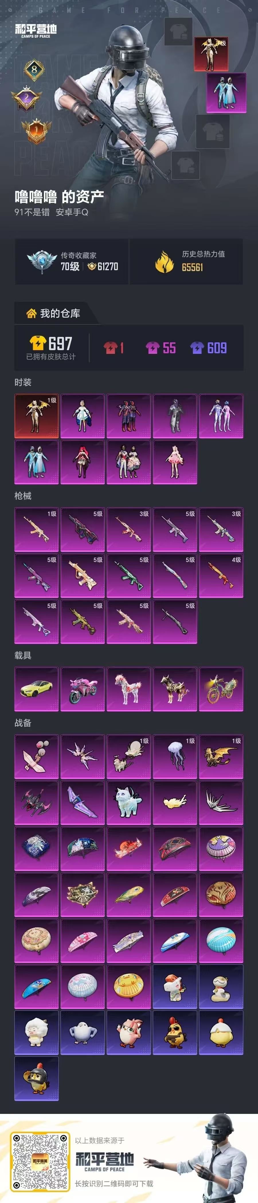 HPSJ4149328和平精英账号详情图2