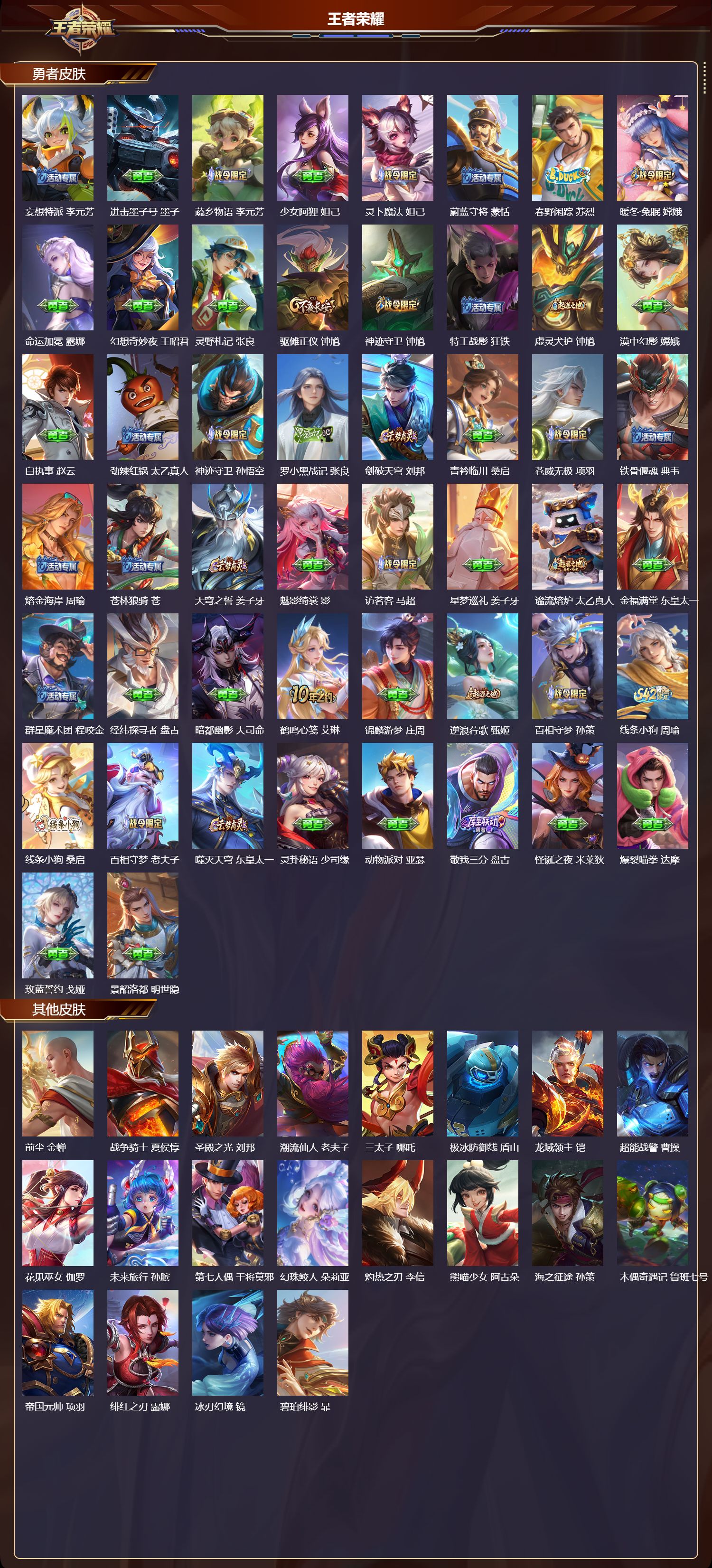 WZMK4265313王者荣耀账号详情图6