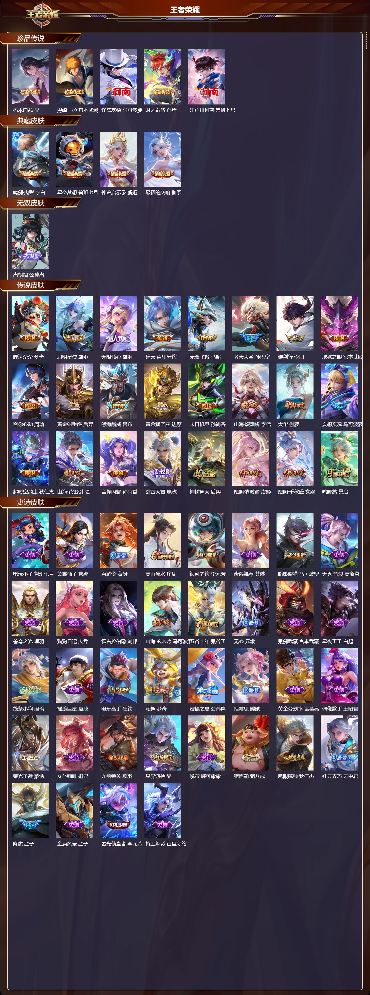 WZCMW4289087王者荣耀账号详情图5 WZCMW4289087王者荣耀账号详情图5