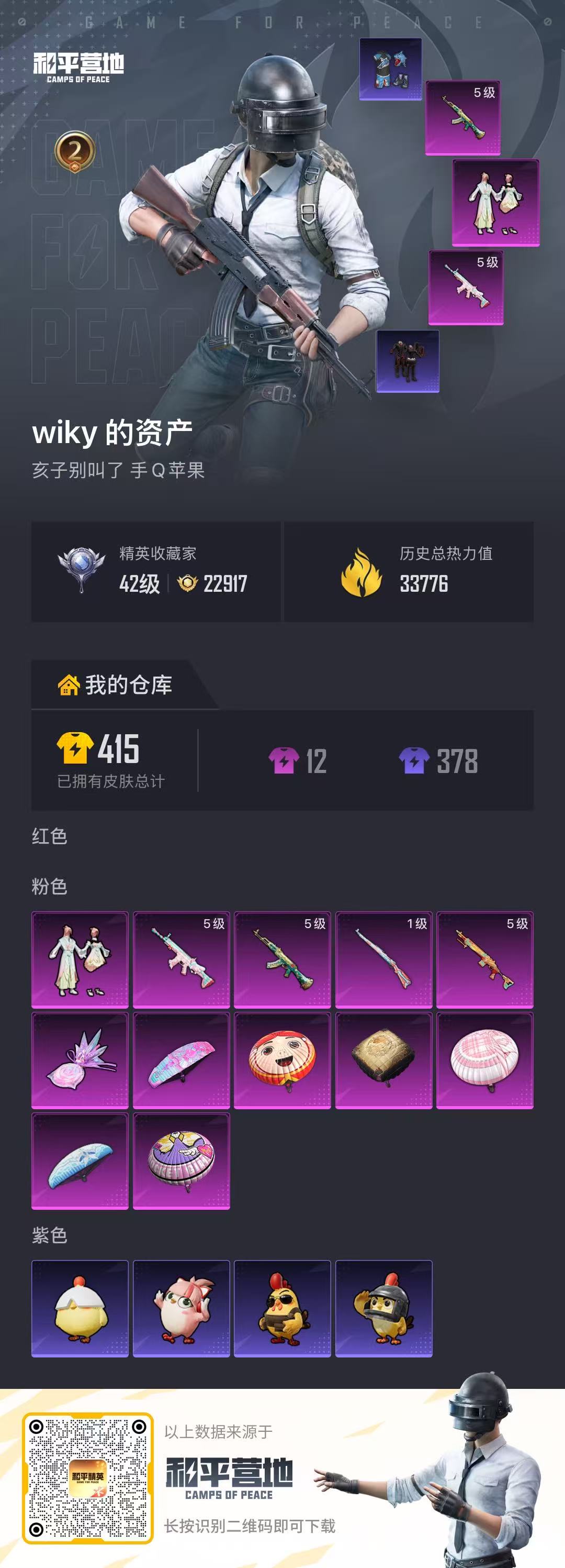 HPSJ4149495和平精英账号详情图2