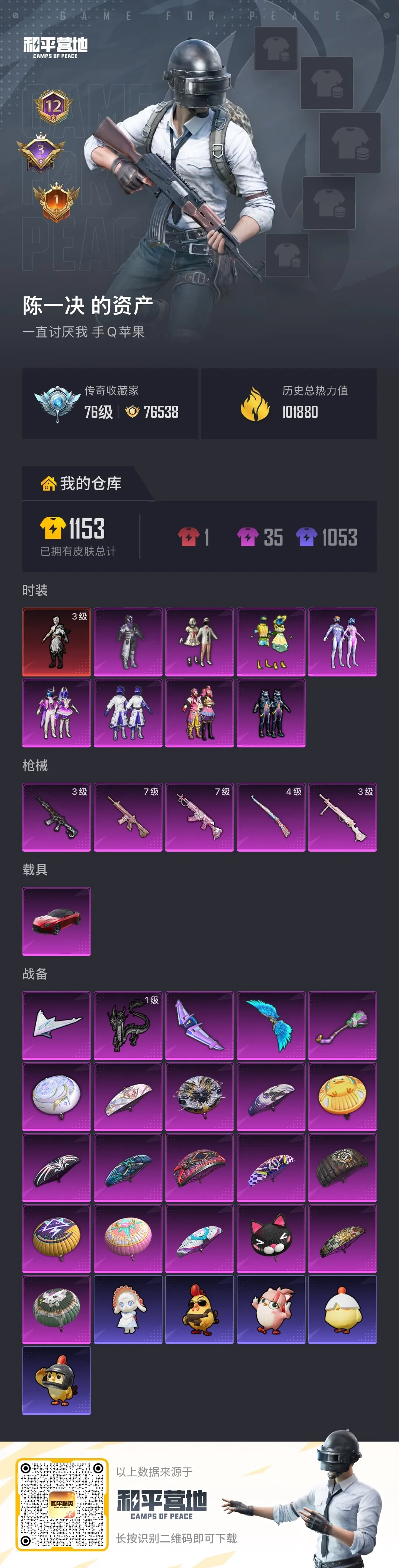 HPSJ4149342和平精英账号详情图2