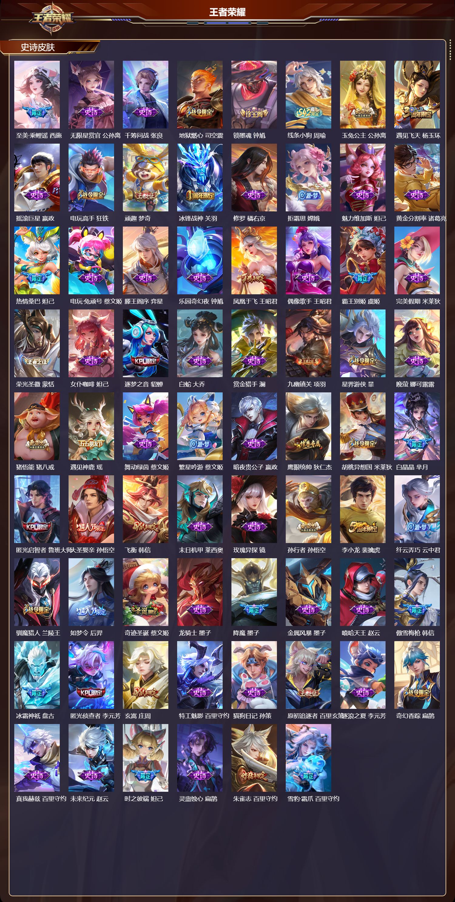 WZMK4267631王者荣耀账号详情图4