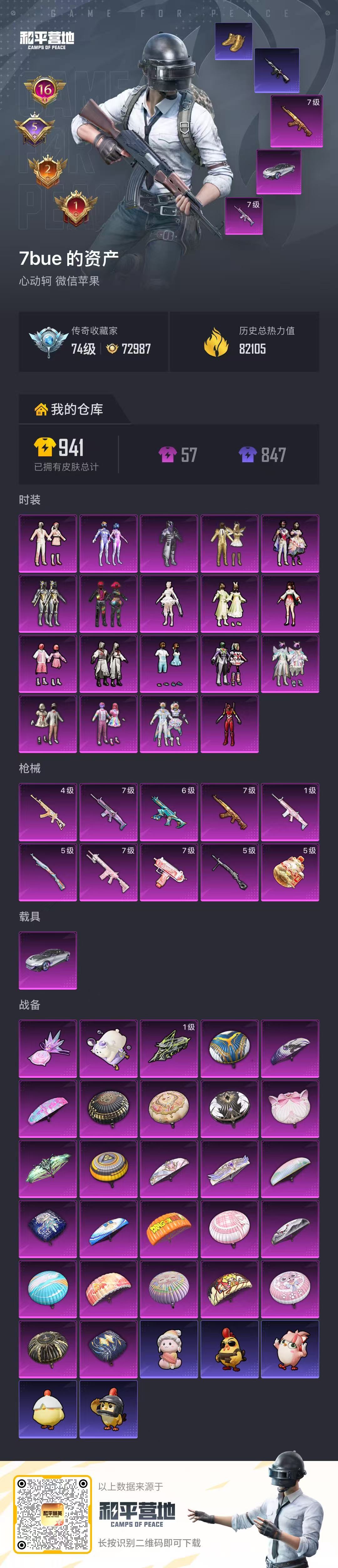 HPSJ4149512和平精英账号详情图2