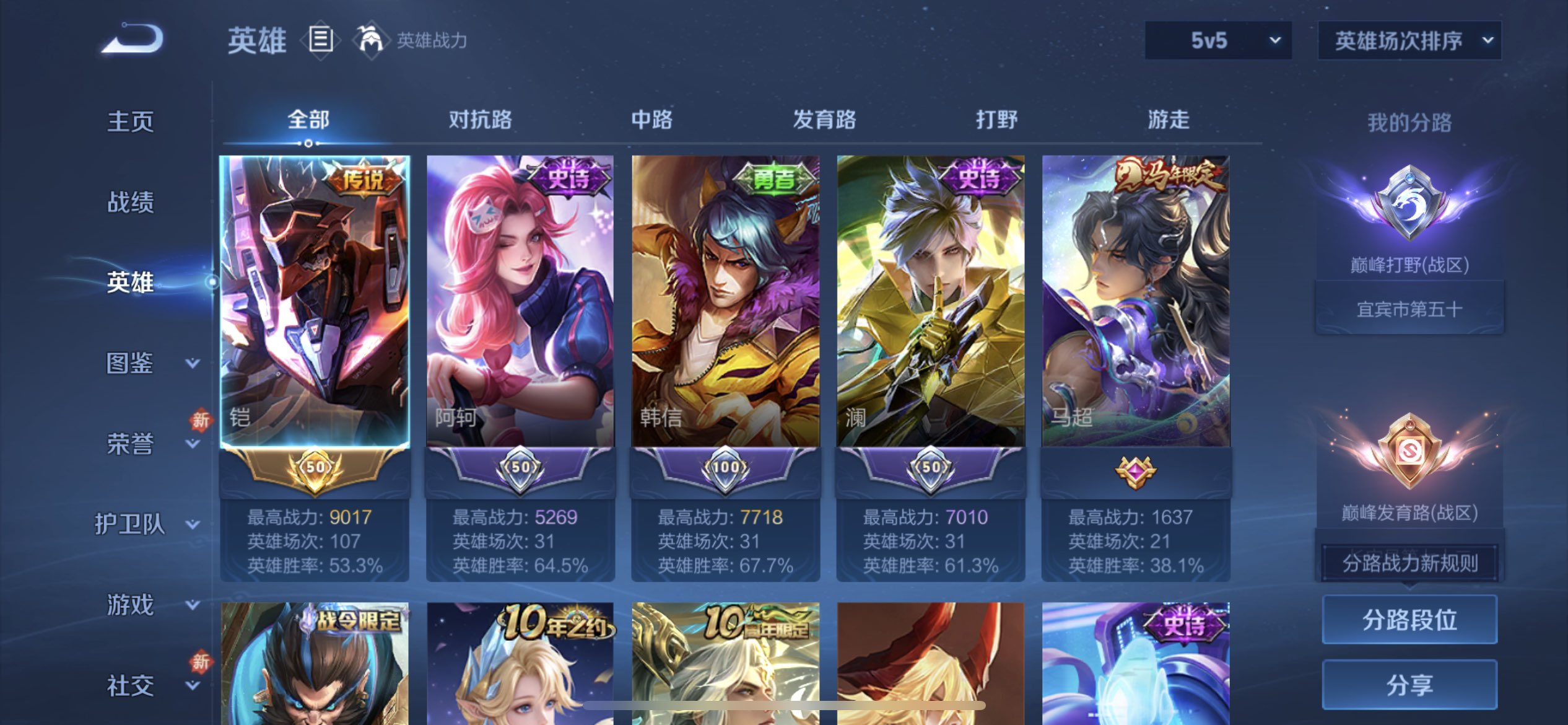 WZCMW4288377王者荣耀账号详情图3