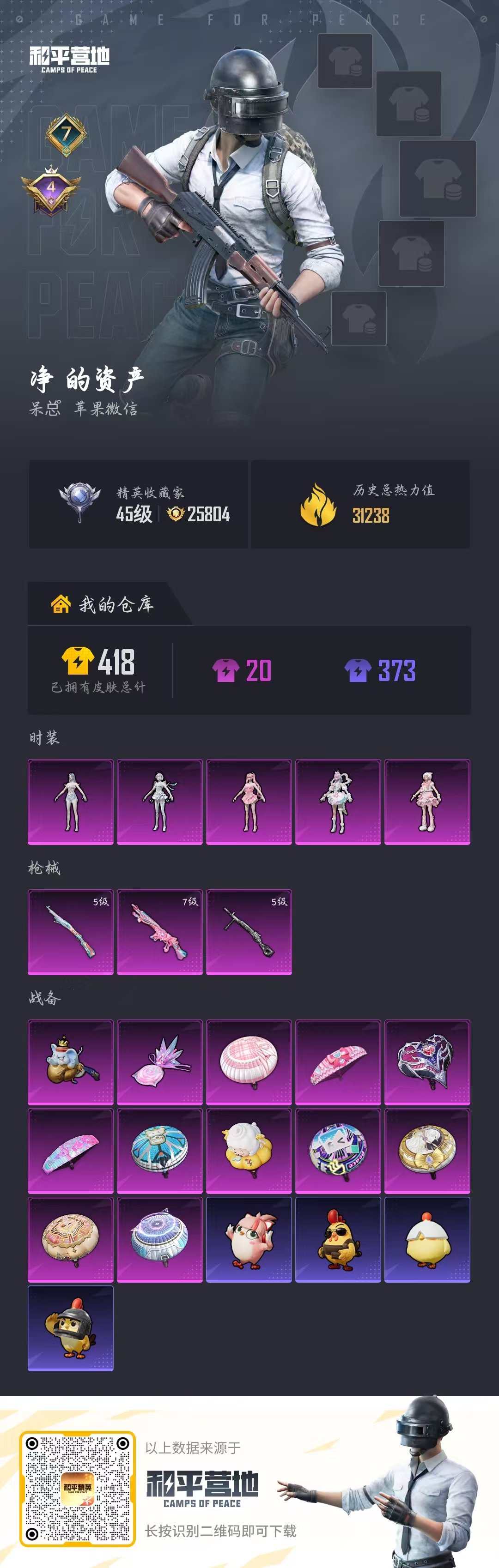 HPSJ4149455和平精英账号详情图2