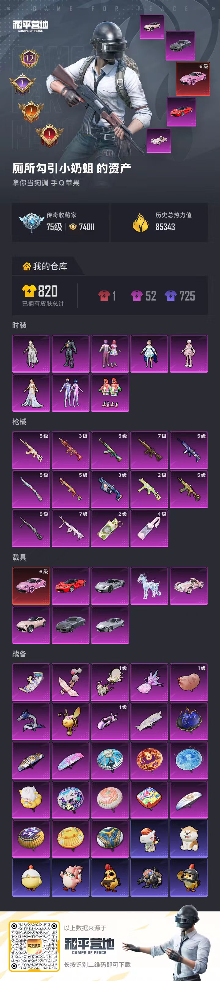 HPSJ4149462和平精英账号详情图2