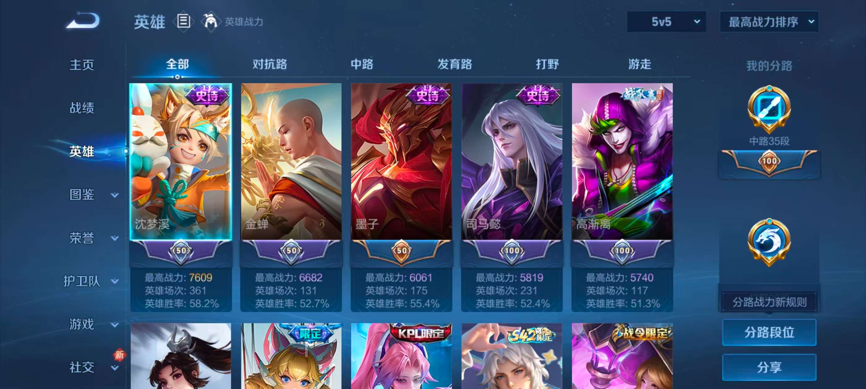 WZCMW4288298王者荣耀账号详情图4