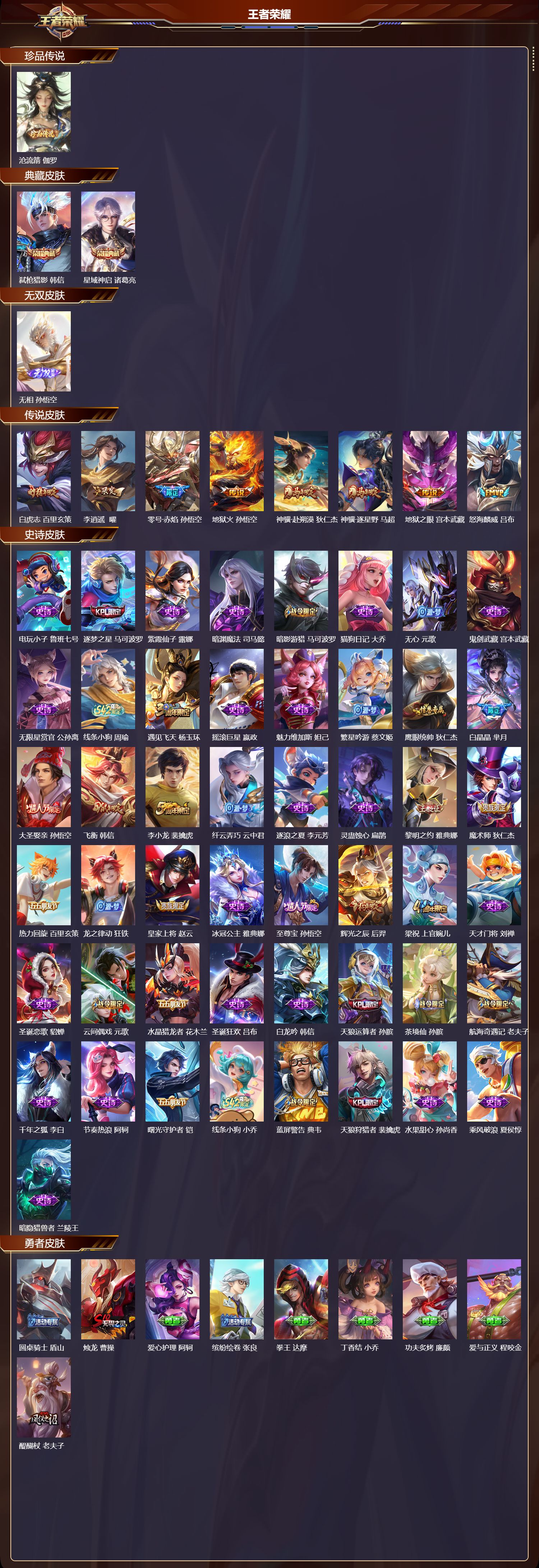 WZCMW4289264王者荣耀账号详情图5 WZCMW4289264王者荣耀账号详情图5