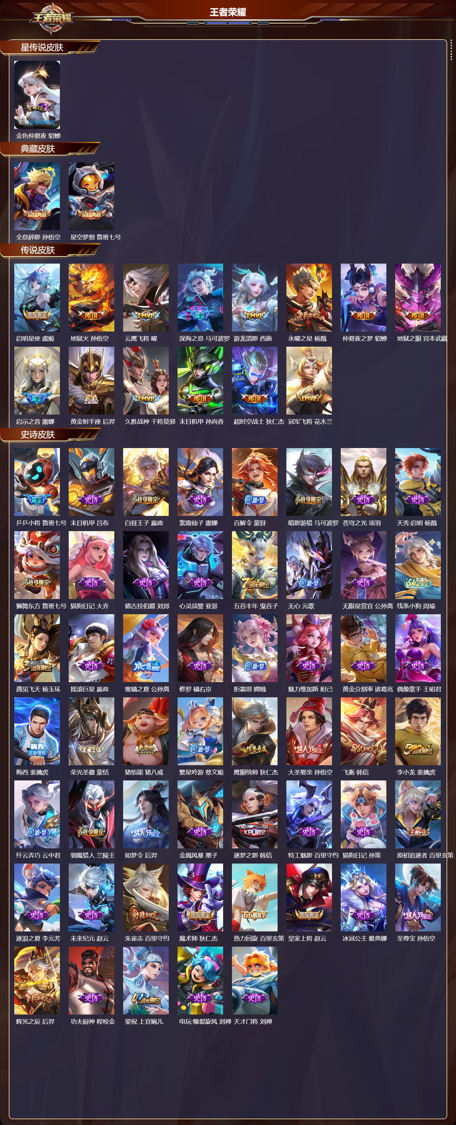 WZQM4265331王者荣耀账号详情图2