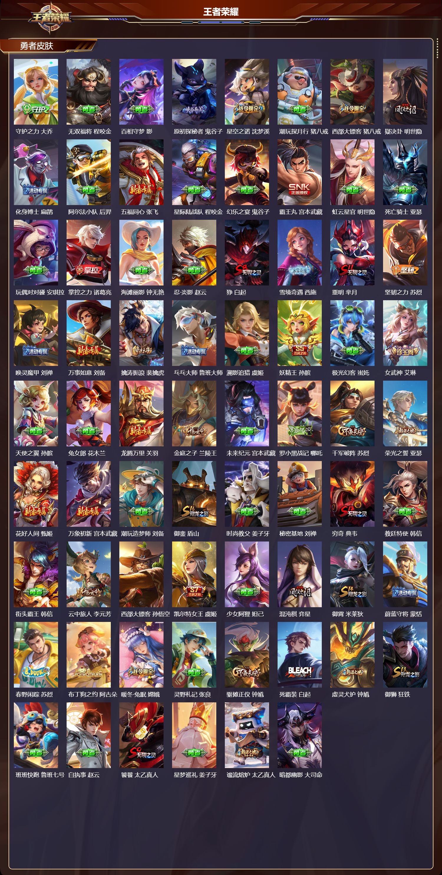 WZQM4267823王者荣耀账号详情图4