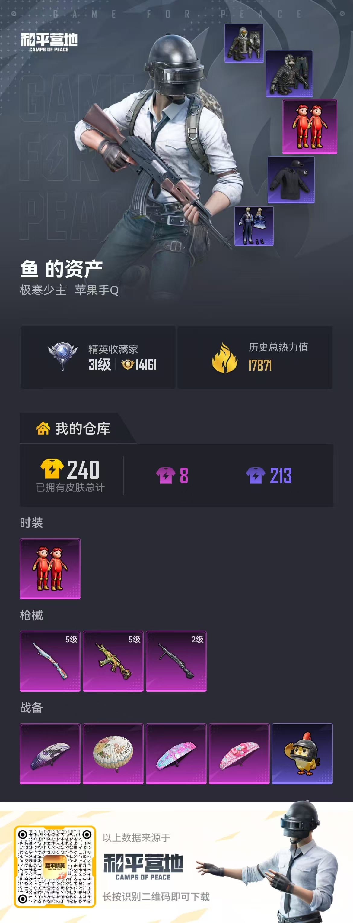 HPSJ4149477和平精英账号详情图2