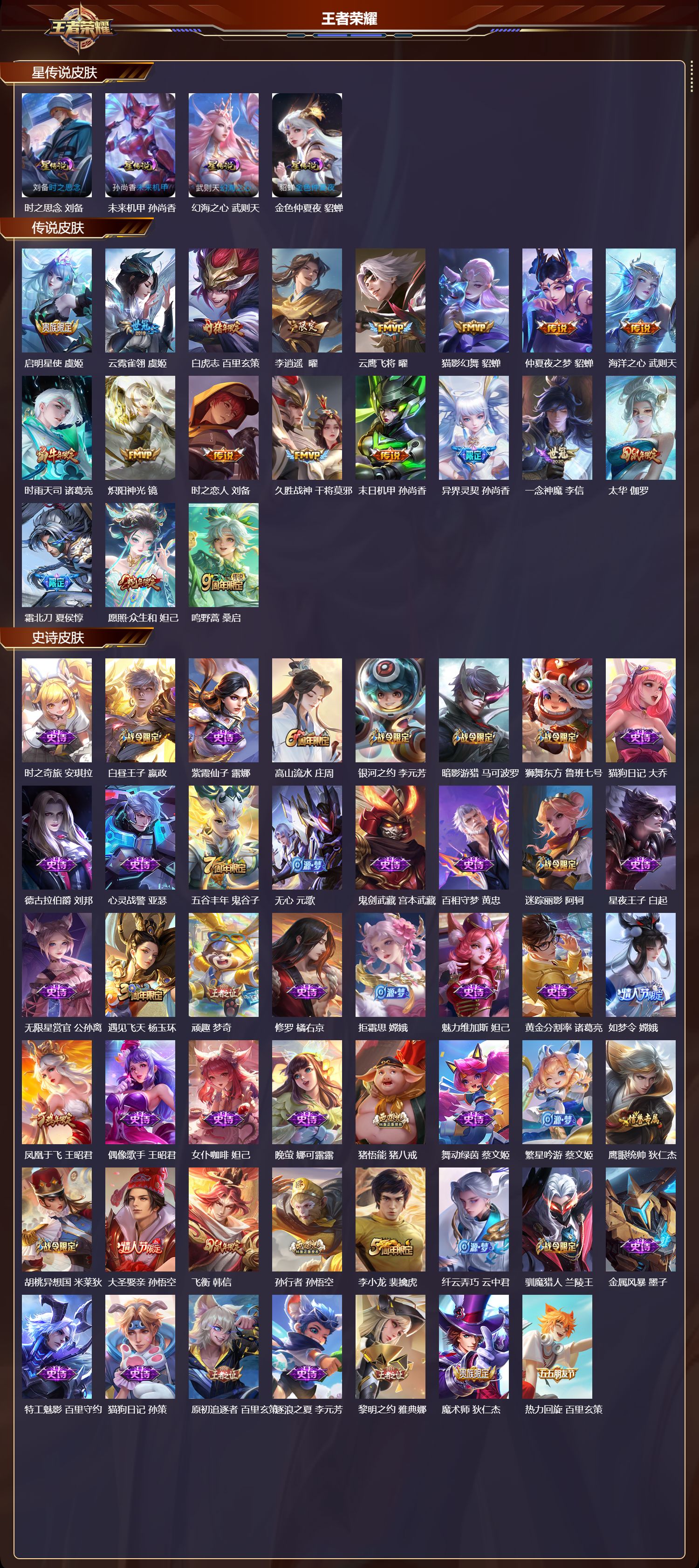 WZQM4267657王者荣耀账号详情图2